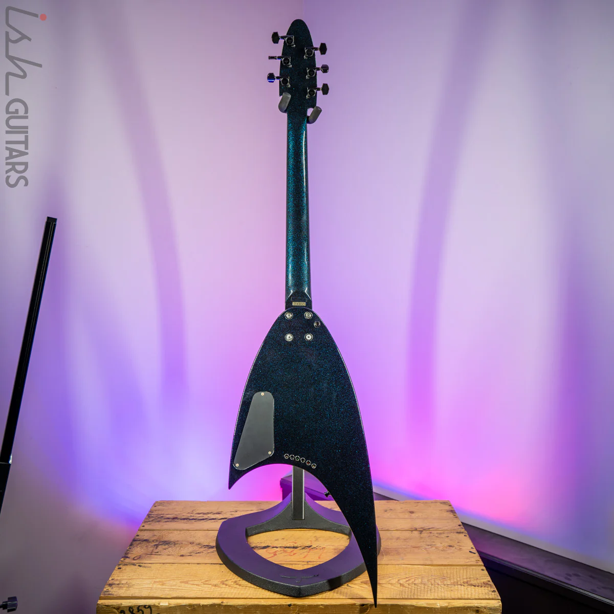 1990's Jackson Roswell Rhoads Pro Blue Sparkle MIJ - Image 15