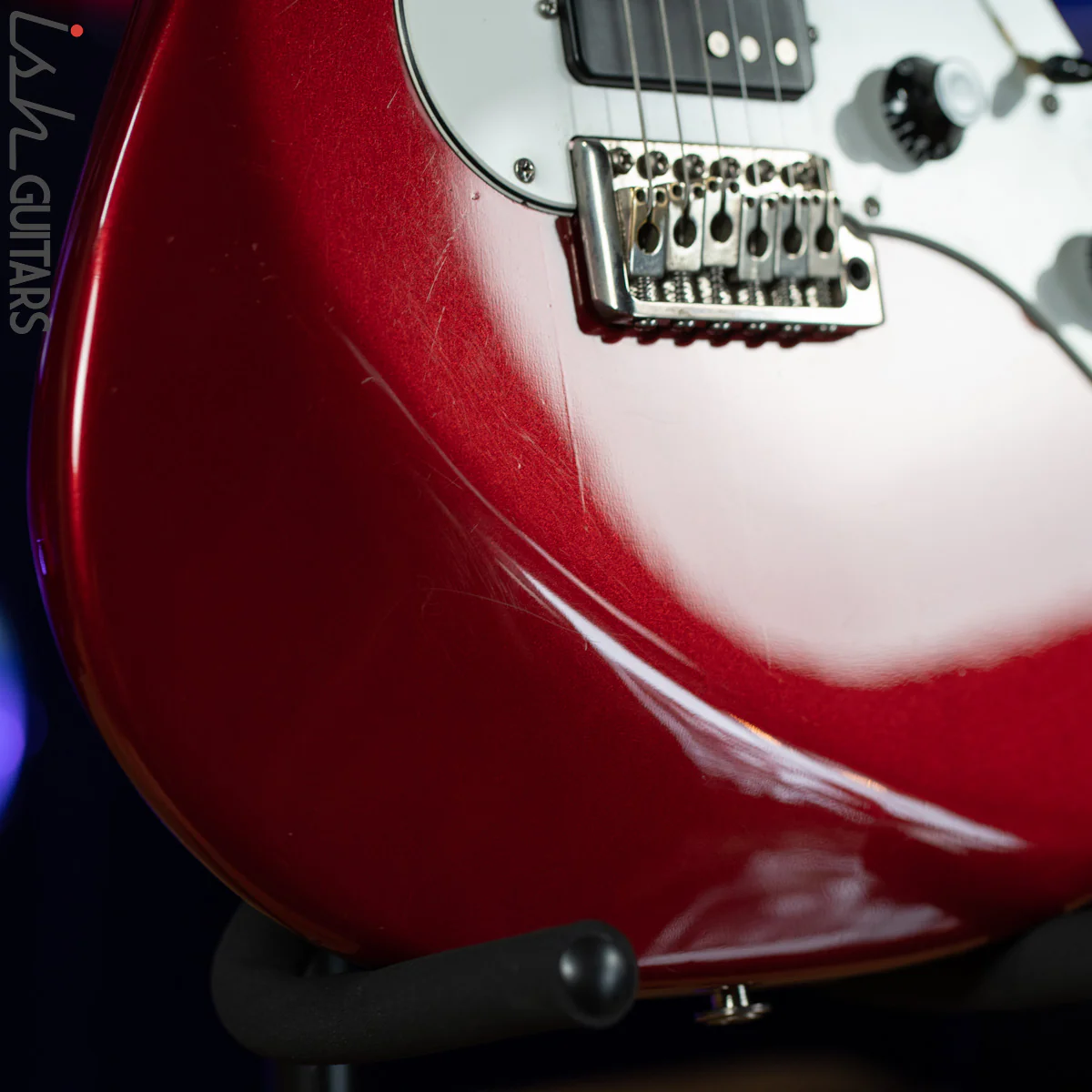 1990 PRS EG3 Candy Apple Red Lindy Fralin "Domino" Pickups - Image 5