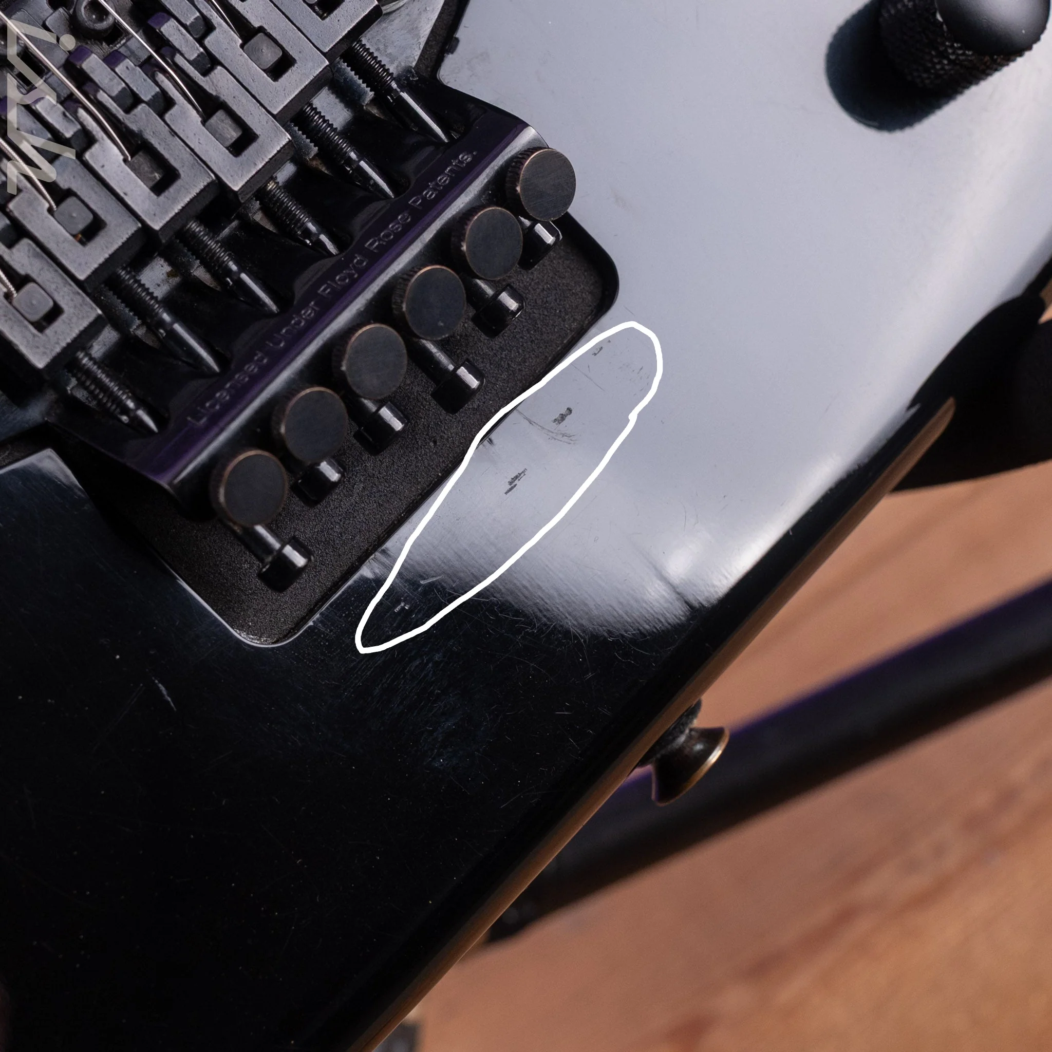 1990's Alvarez Dana Scoop Black Floyd Modulus Graphite Neck - Image 8
