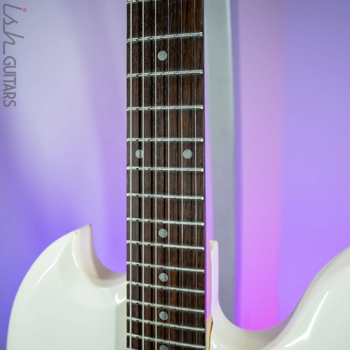 1990's B.C. Rich Mockingbird White Kahler Tremolo - Image 6