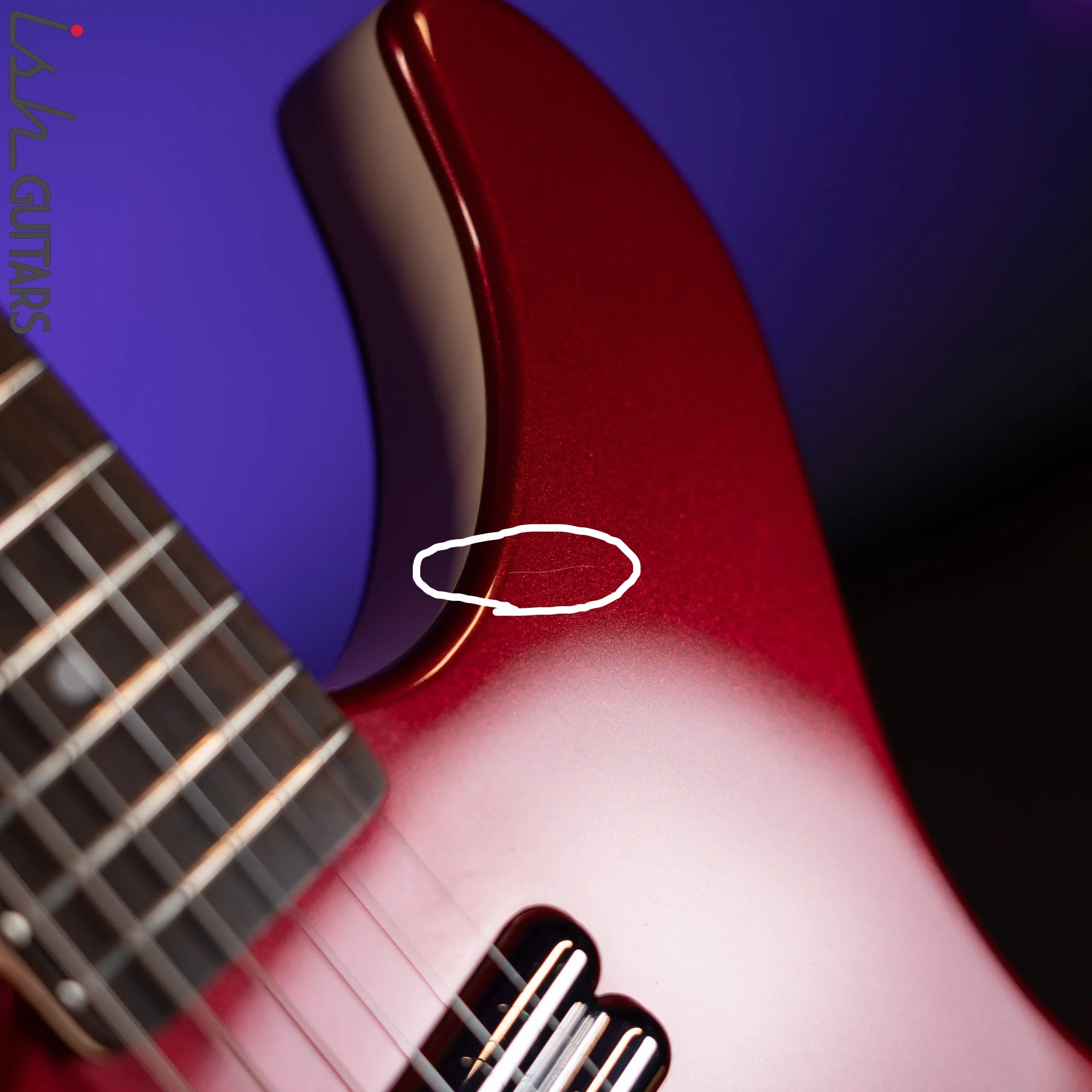 1990s Danelectro Hodad Red - Image 6