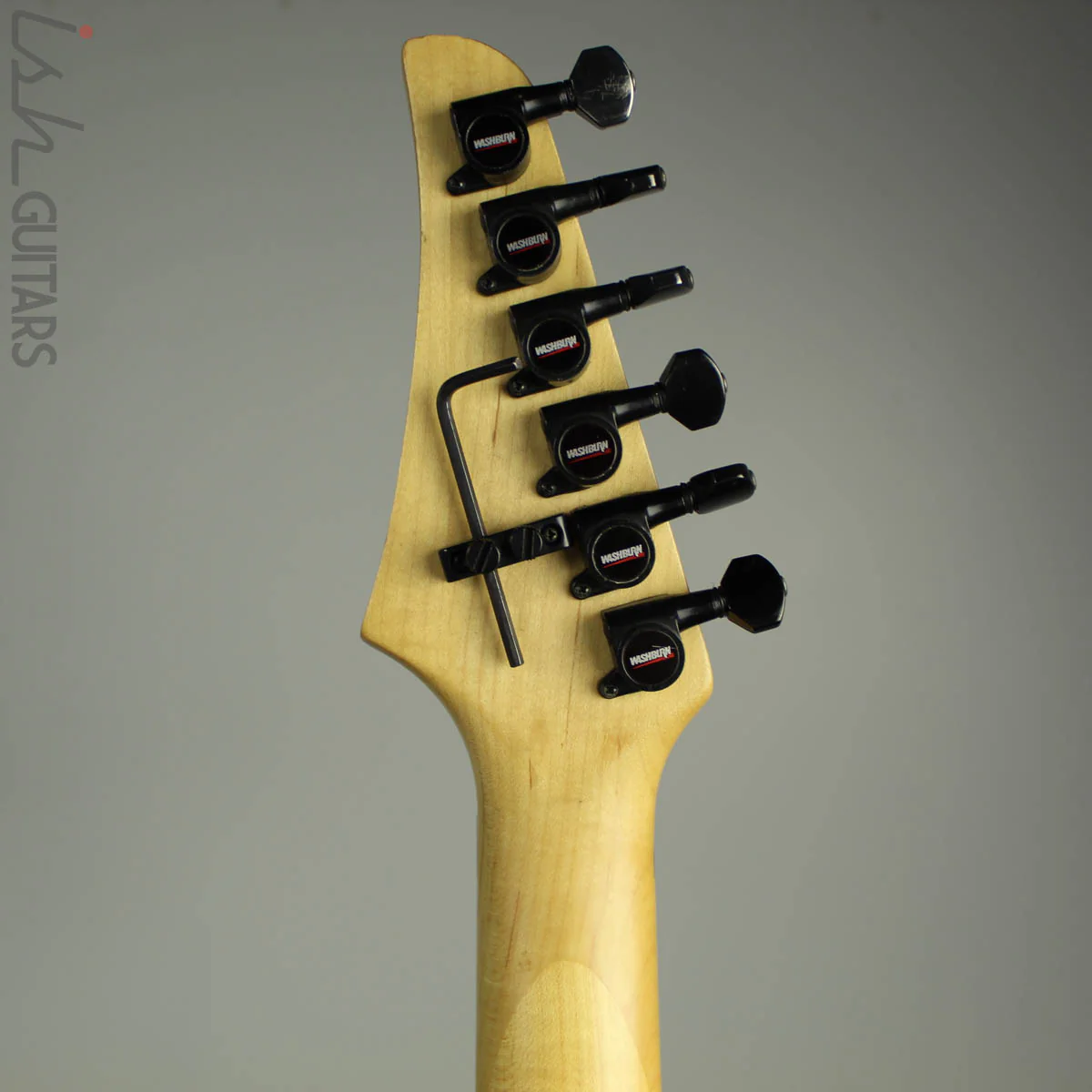 1990s Washburn MG-44 Black Cherry Sparkle - Image 11