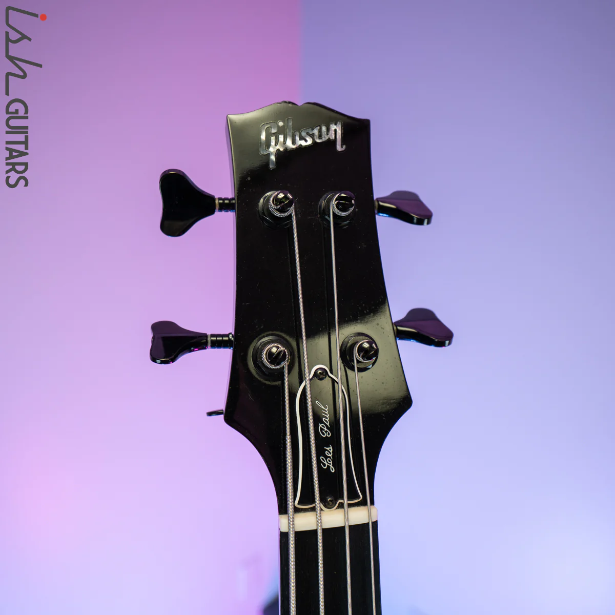 1991 Gibson LPB Les Paul Bass Blue - Image 6
