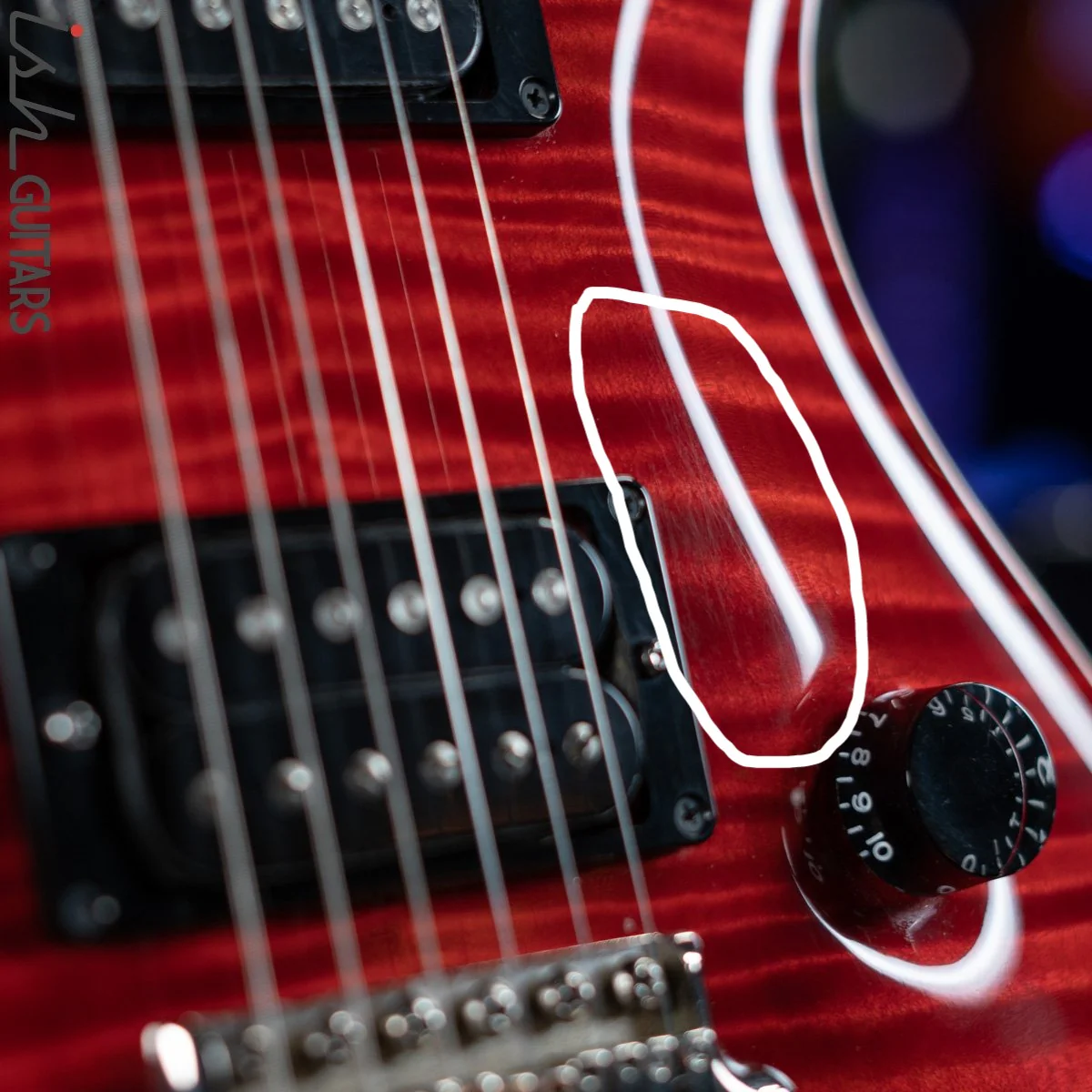 1992 PRS Artist I #249 Cherry Red - Image 5