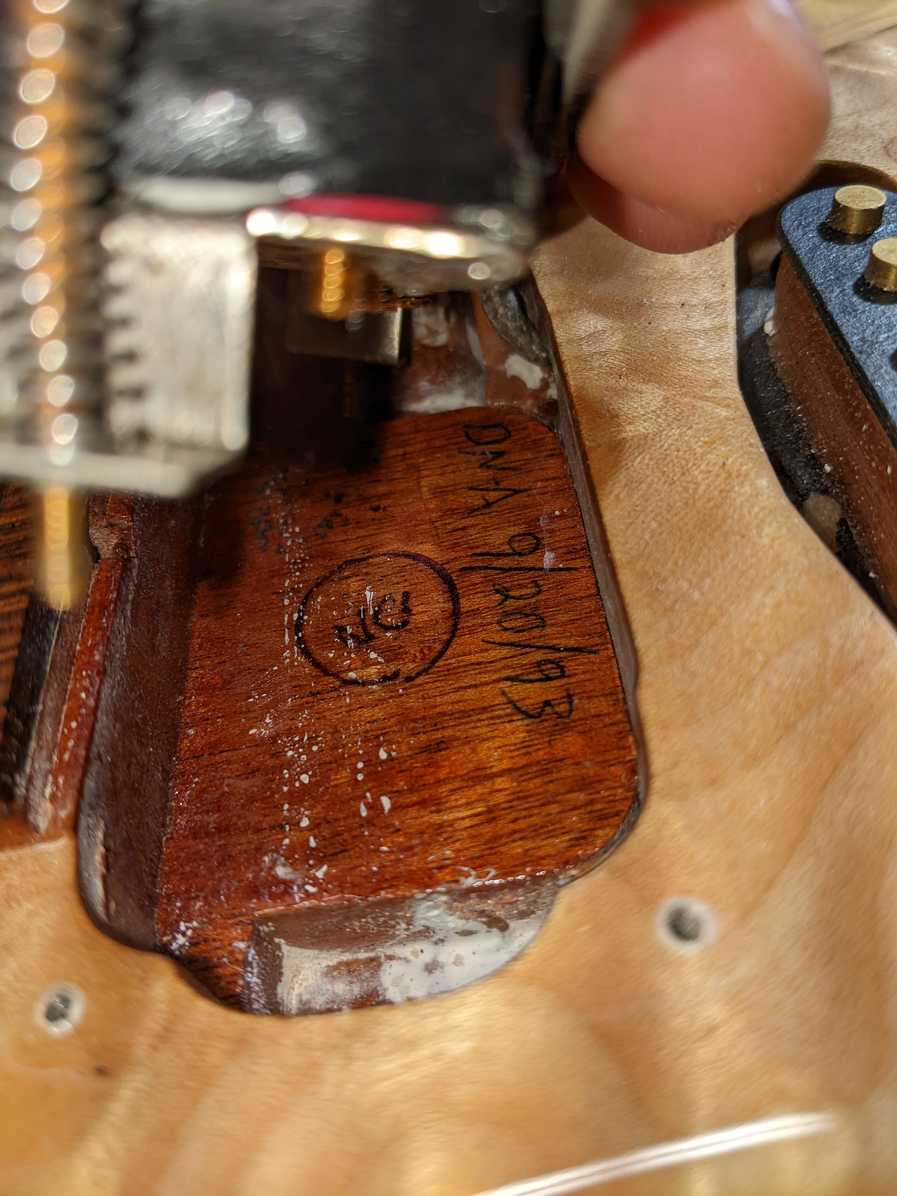 1993 PRS Custom 24 'Ed King Rig' Natural - Image 24