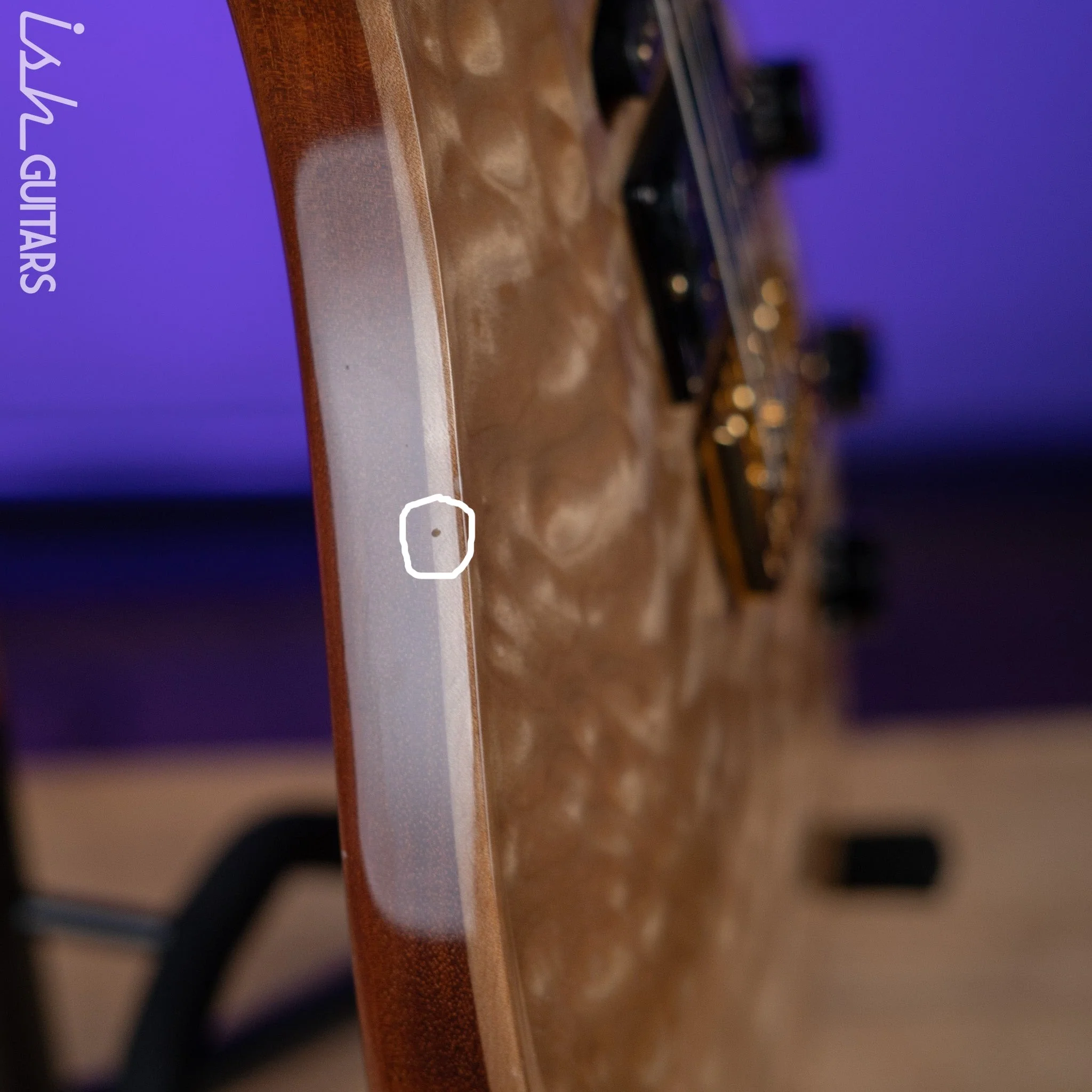 1993 PRS Custom 24 'Ed King Rig' Natural - Image 8