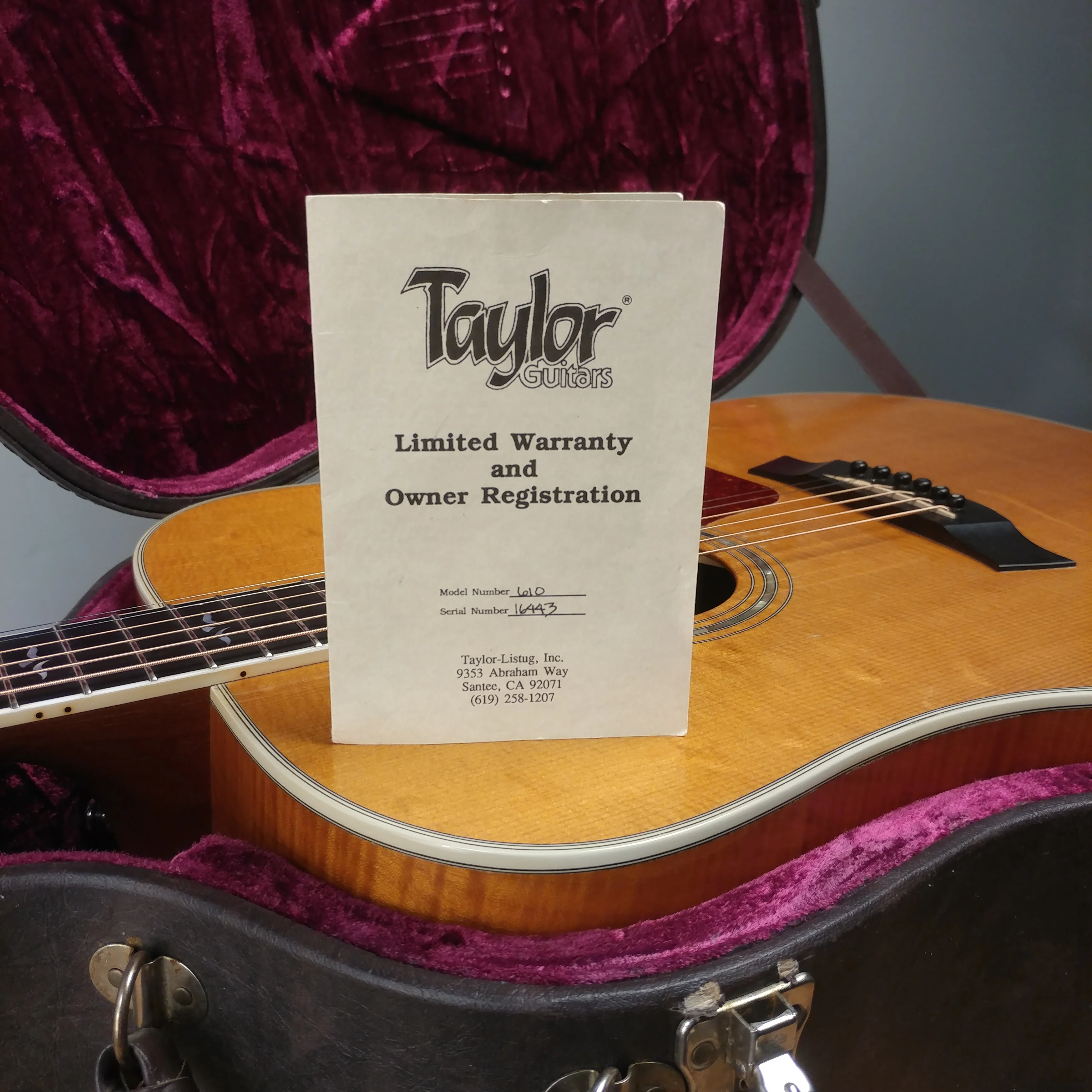 1993 Taylor 610 Natural With L.R. Baggs iBeam - Image 29
