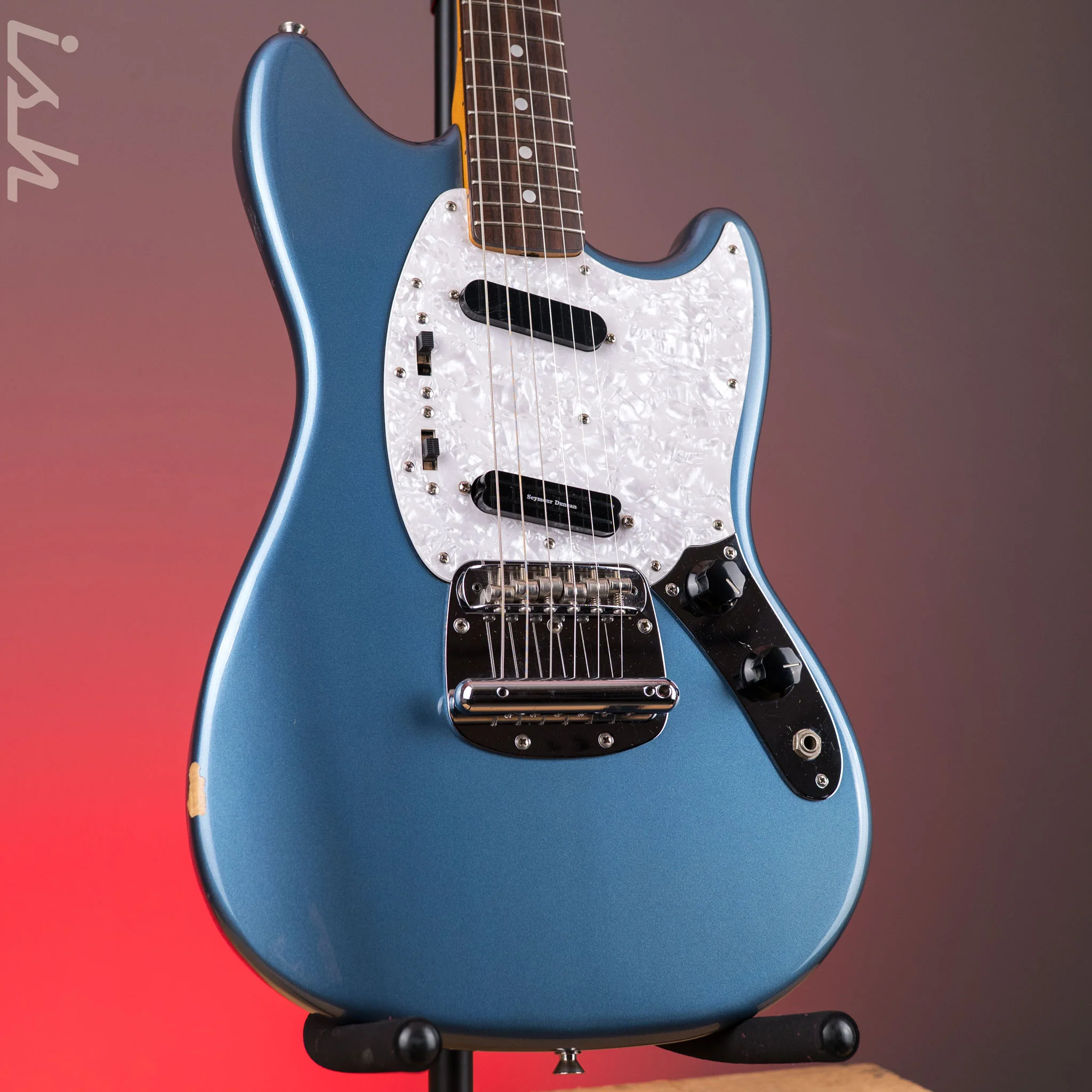 1994 Fender MG-69 MIJ Mustang Blue
