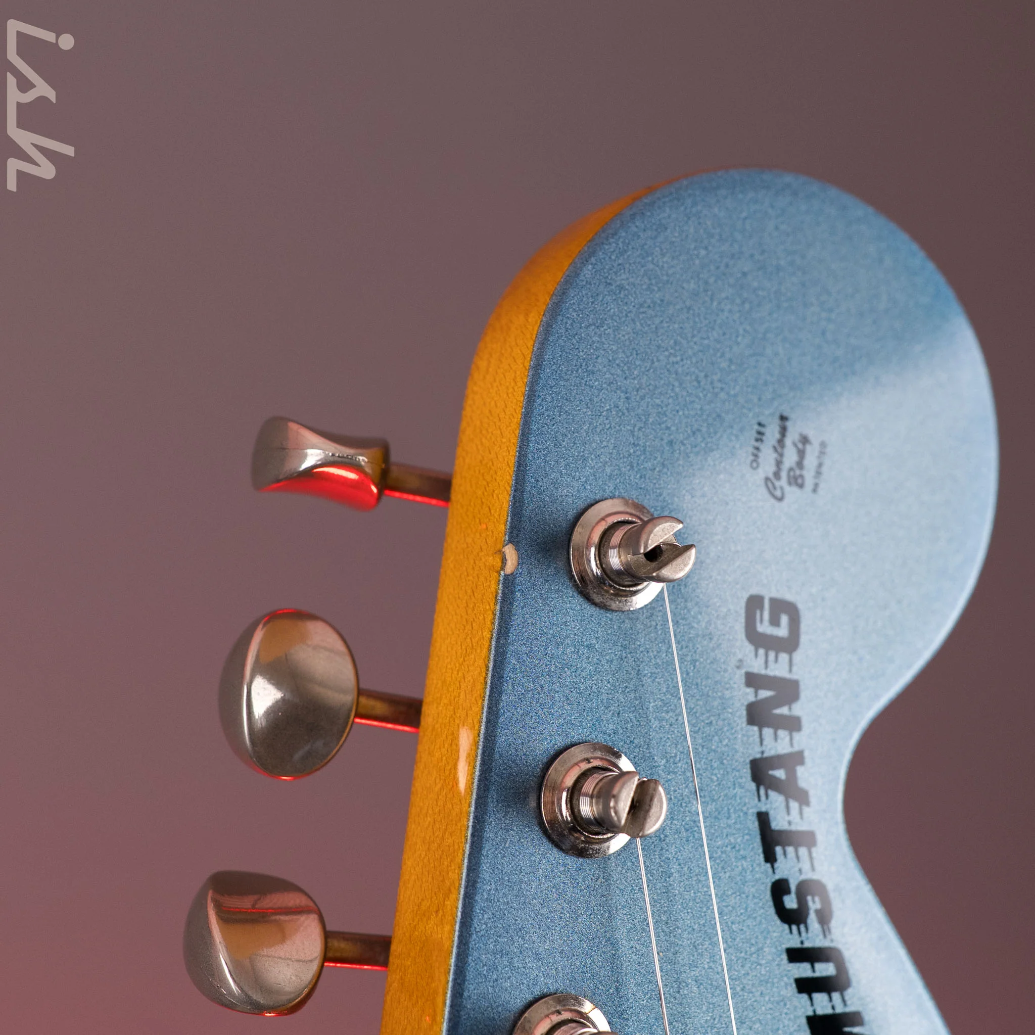 1994 Fender MG-69 MIJ Mustang Blue - Image 11