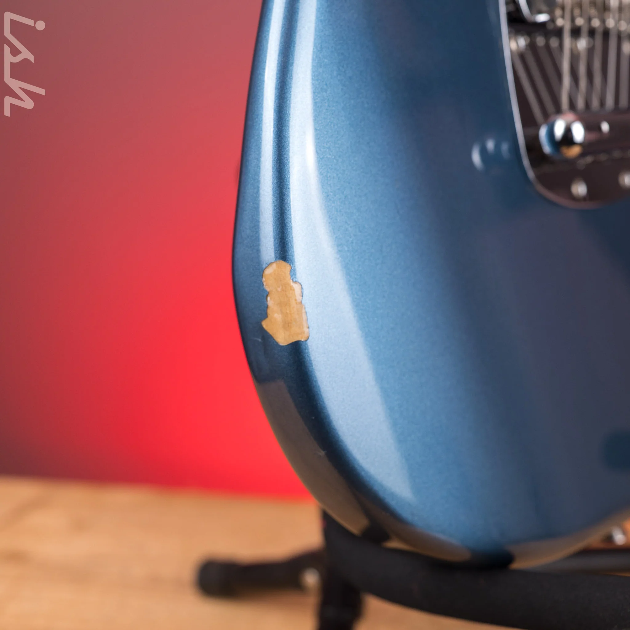 1994 Fender MG-69 MIJ Mustang Blue - Image 6