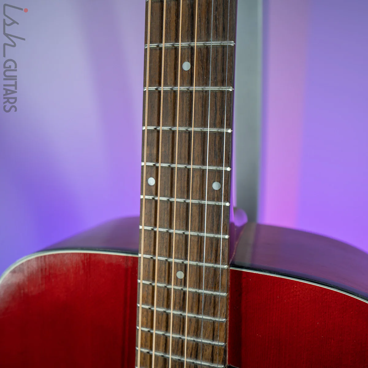 1995 USA Guild D4 HR Wine Red RARE - Image 6