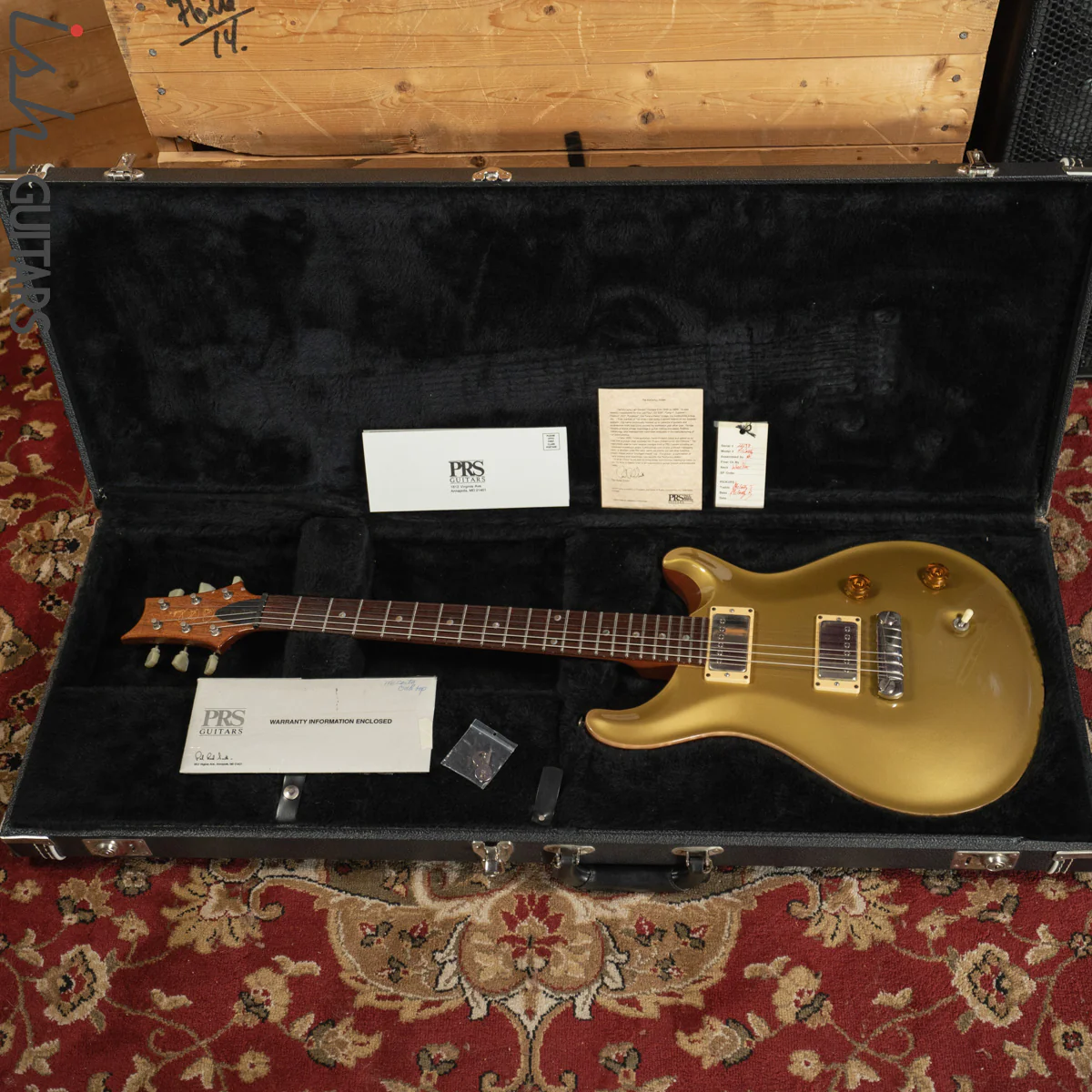 1995 PRS McCarty Goldtop Electric Guitar - Image 22