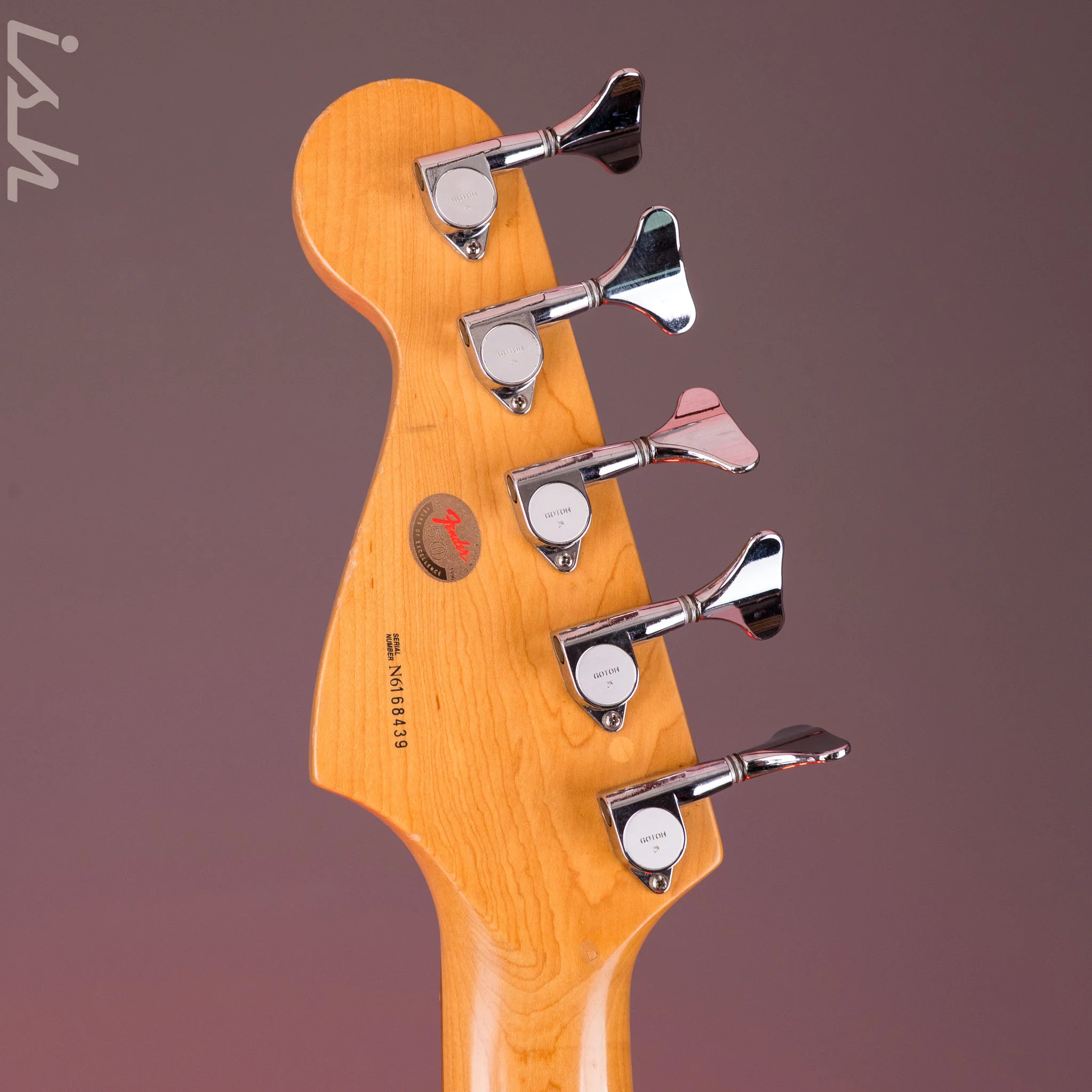 1996 Fender 50th Anniversary USA Jazz Bass Deluxe Active Blue Burst w/ EMG Pickups & Preamp - Image 21