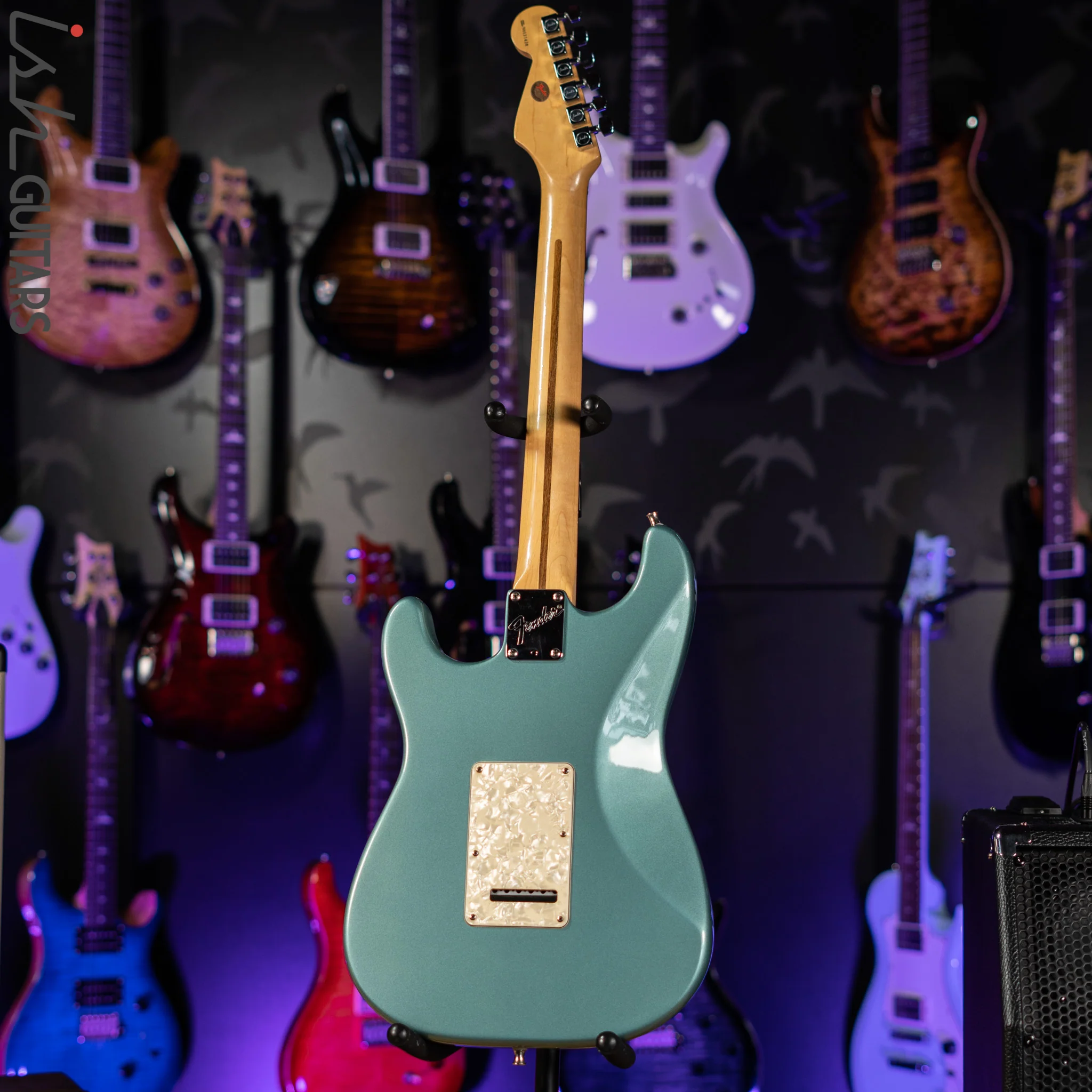 1996 Fender Lone Star Stratocaster Strat Teal Green Metallic - Image 10