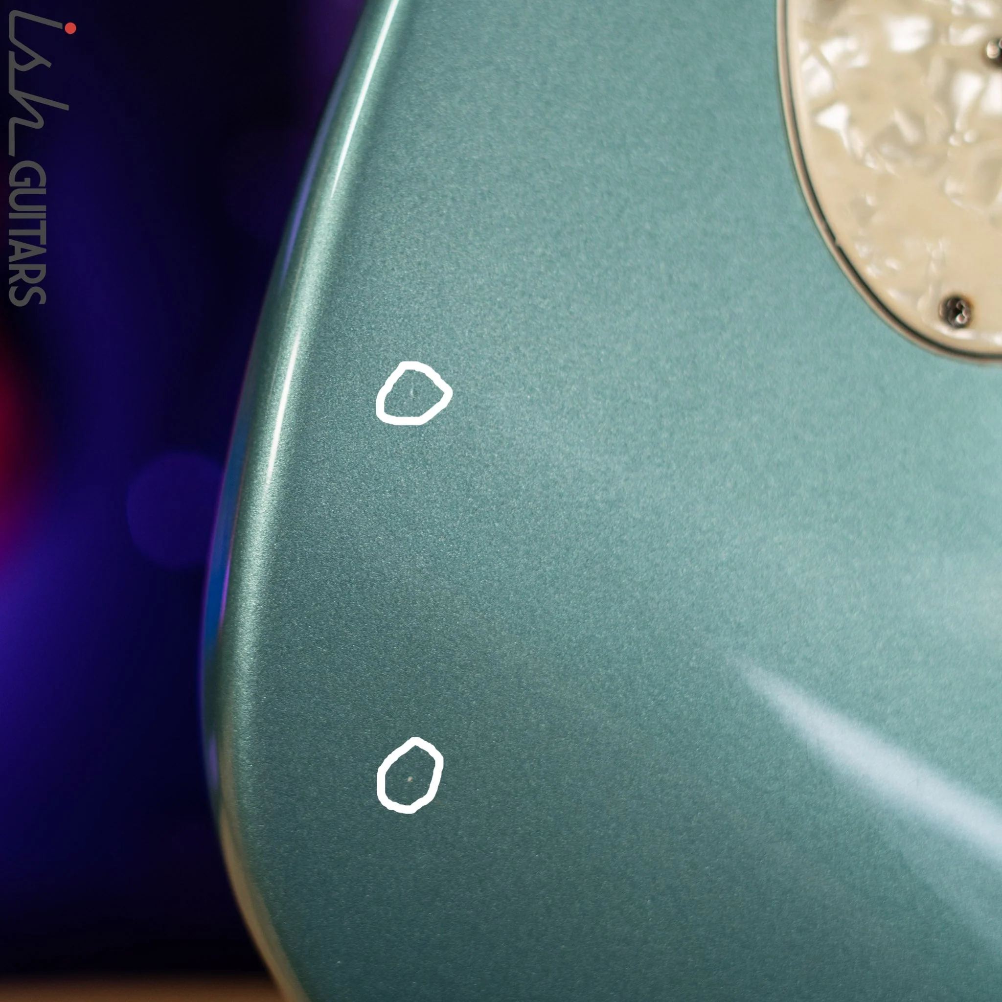 1996 Fender Lone Star Stratocaster Strat Teal Green Metallic - Image 9
