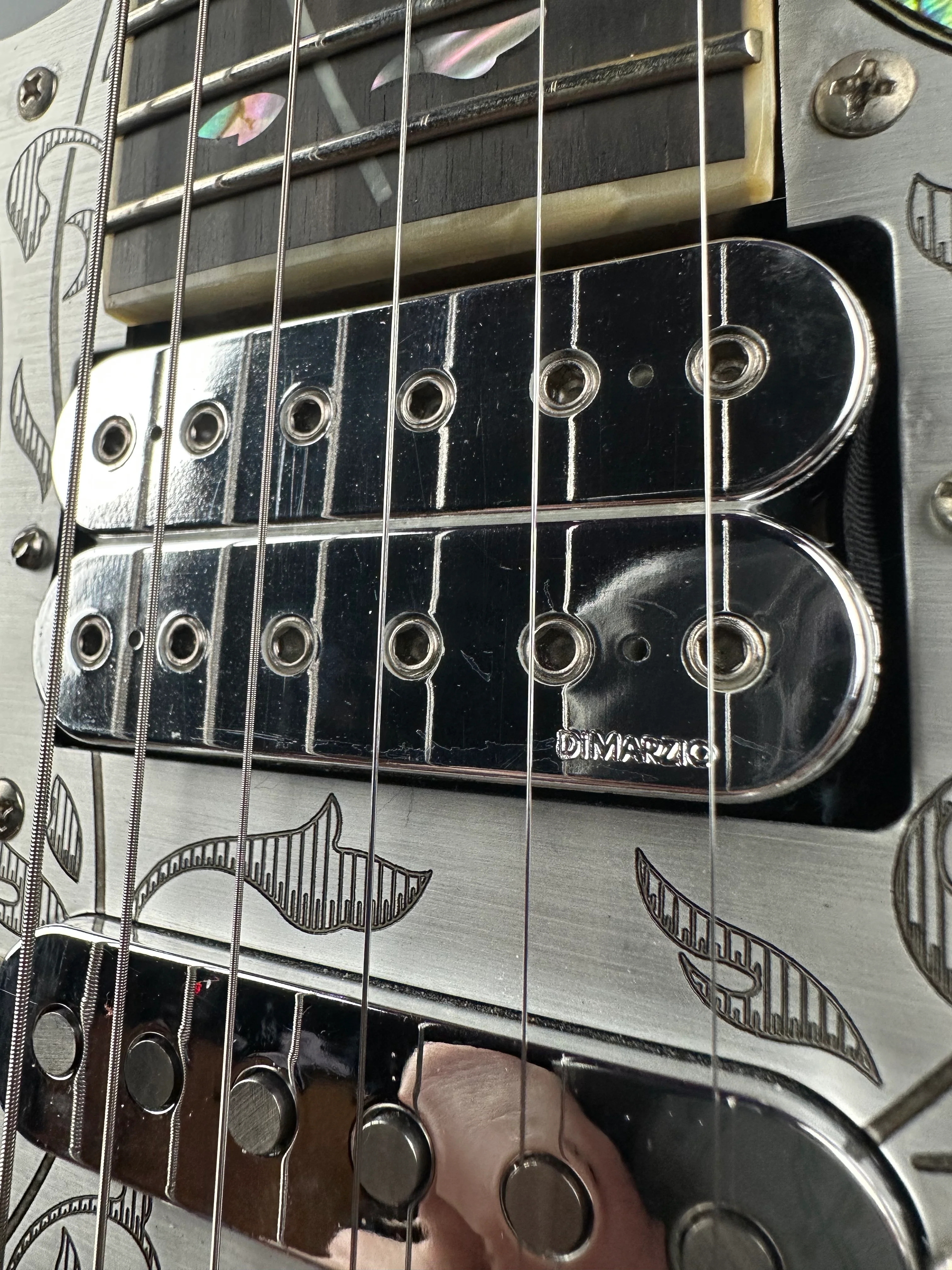 1996 Ibanez JEM10th Steve Vai Signature 10th Anniversary Black - Image 6