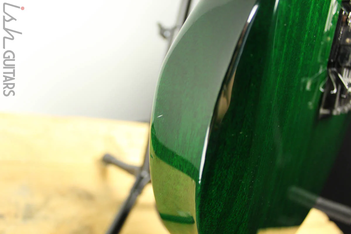 1997 ESP Eclipse Custom Floyd Rose Translucent Emerald Green - Image 14
