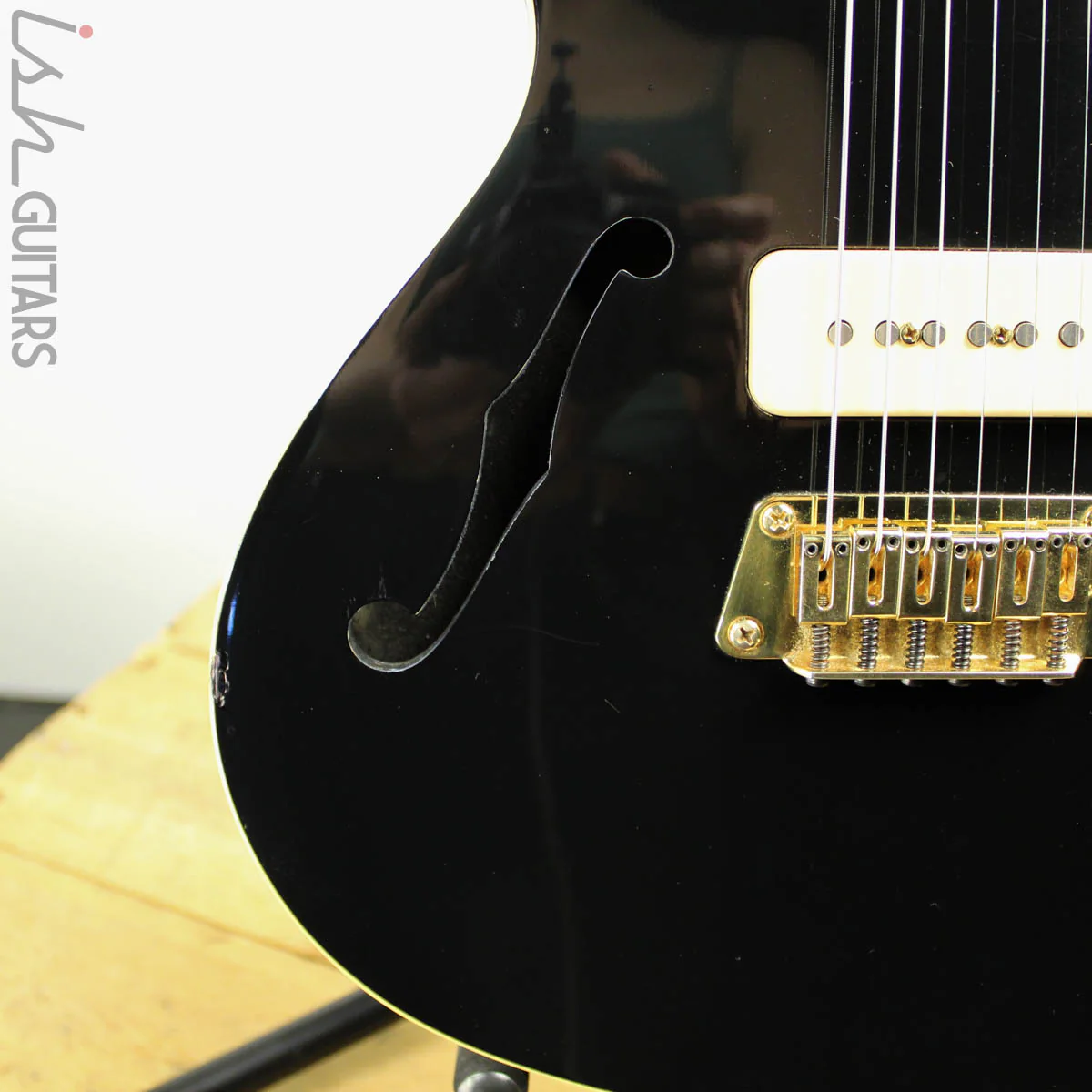 1997 Gibson BluesHawk Semihollow Black - Image 5