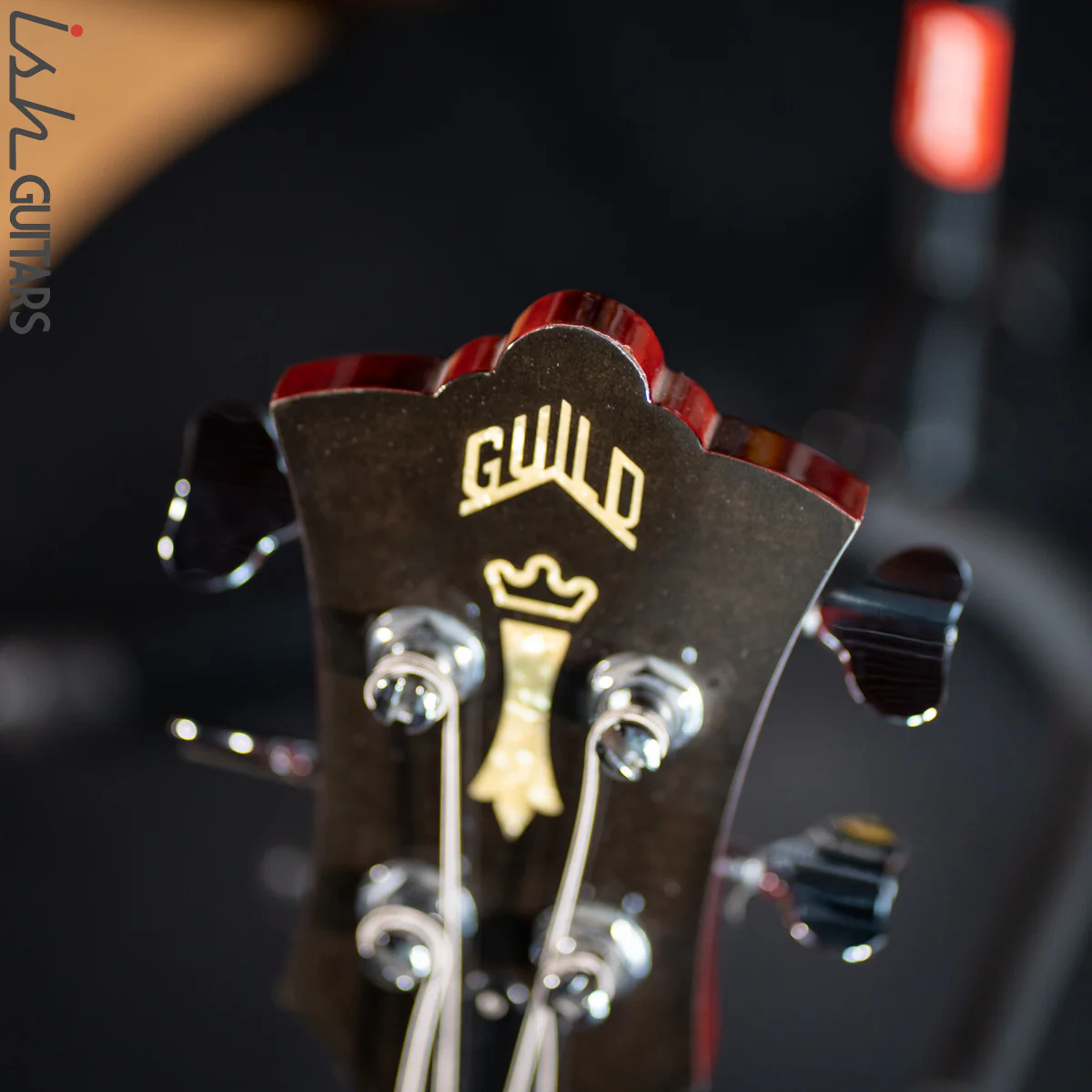 1997 USA Guild Starfire II Bass Guitar 4 String Semi Hollow Bass PROJECT - Image 16