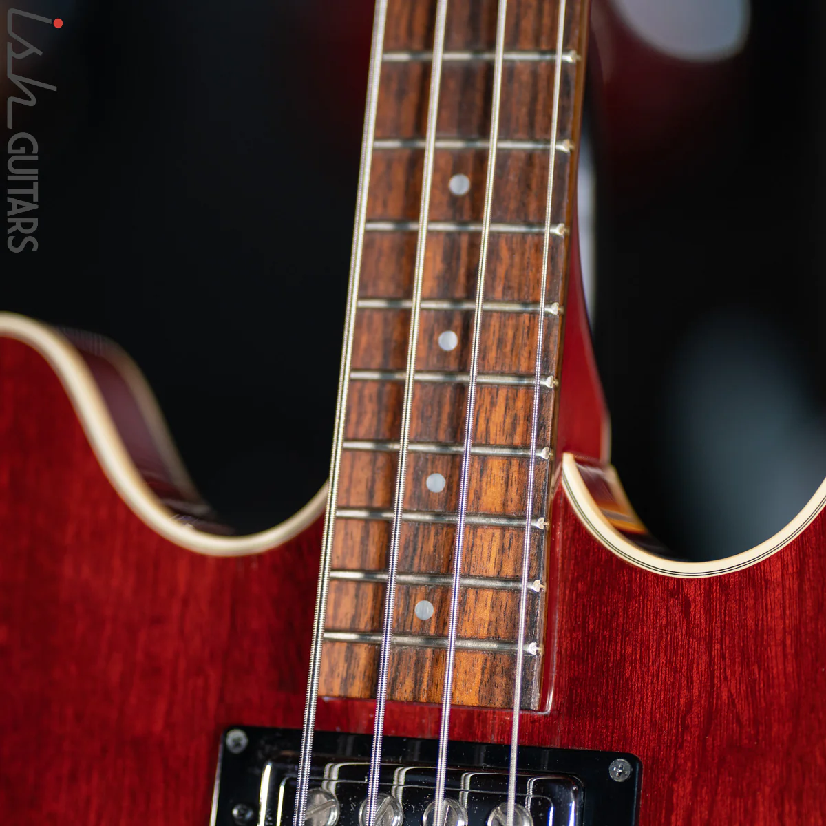 1997 USA Guild Starfire II Bass Guitar 4 String Semi Hollow Bass PROJECT - Image 8