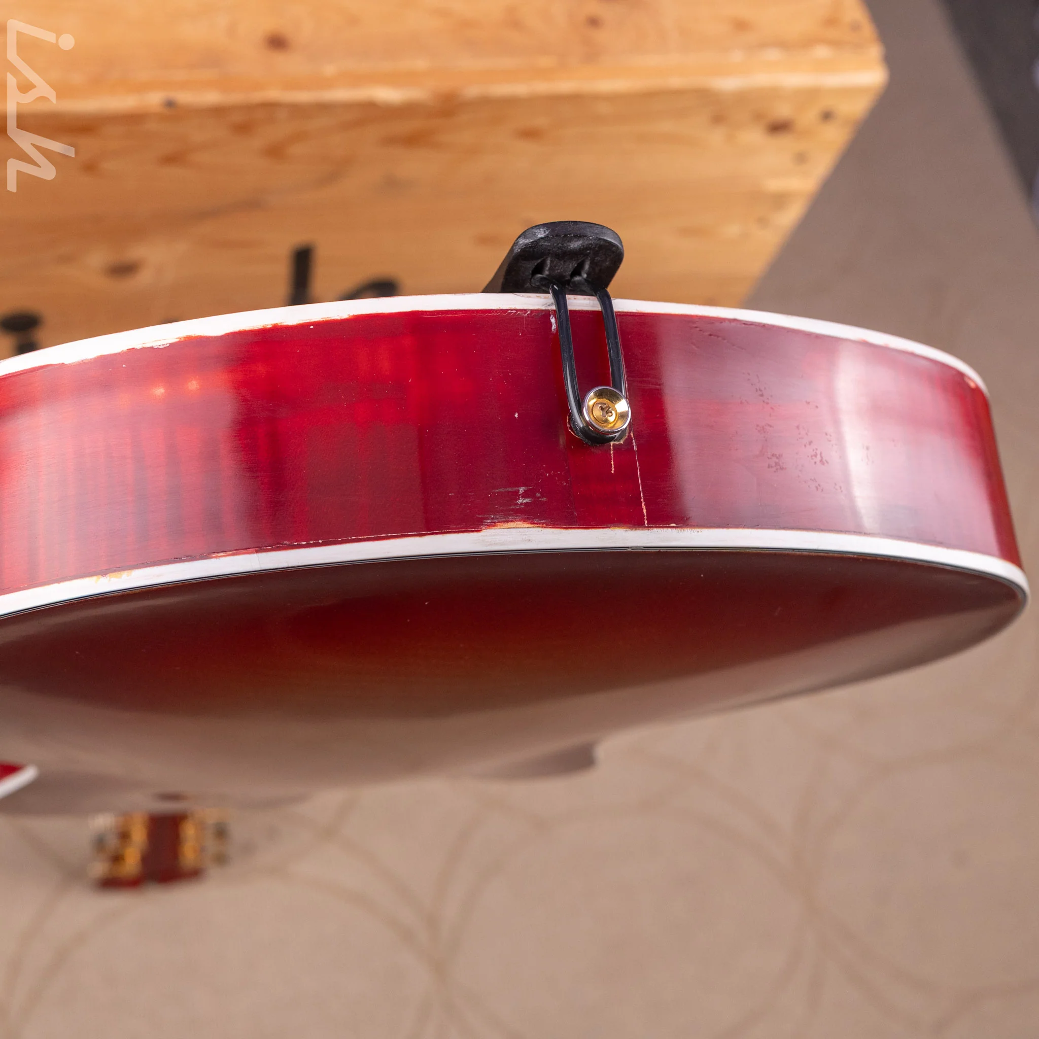 1997 Insalaco Archtop Cherry - Image 27