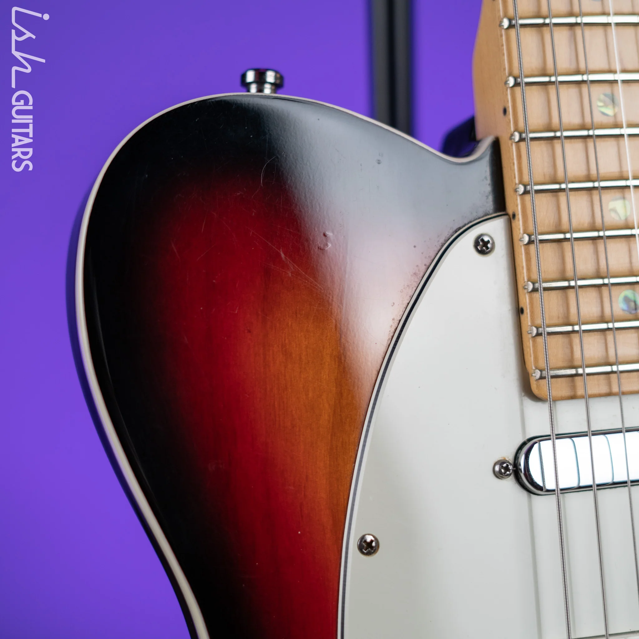 1998-1999 Fender American Deluxe Nashville Telecaster Sunburst - Image 17