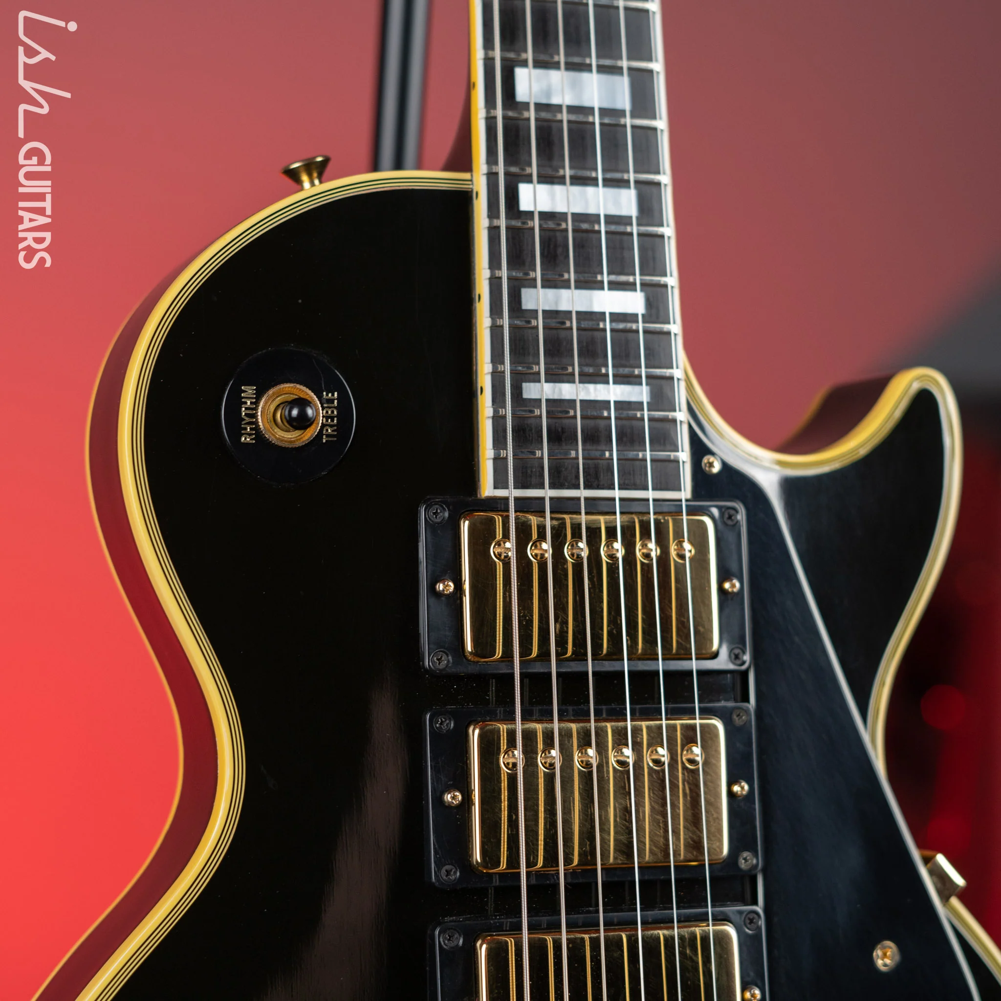 1989 Gibson Les Paul Custom 35th Anniversary Black - Image 3