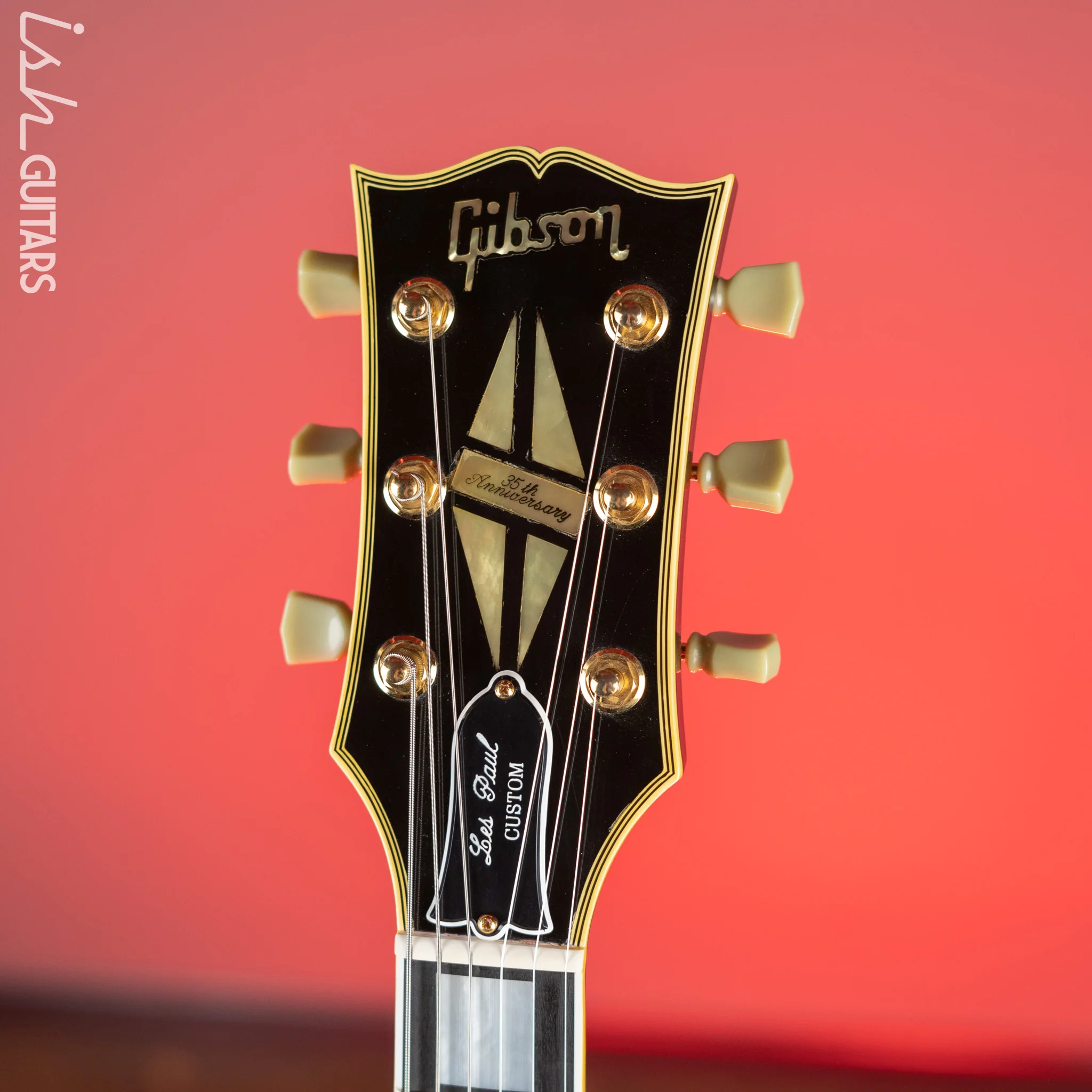 1989 Gibson Les Paul Custom 35th Anniversary Black - Image 5