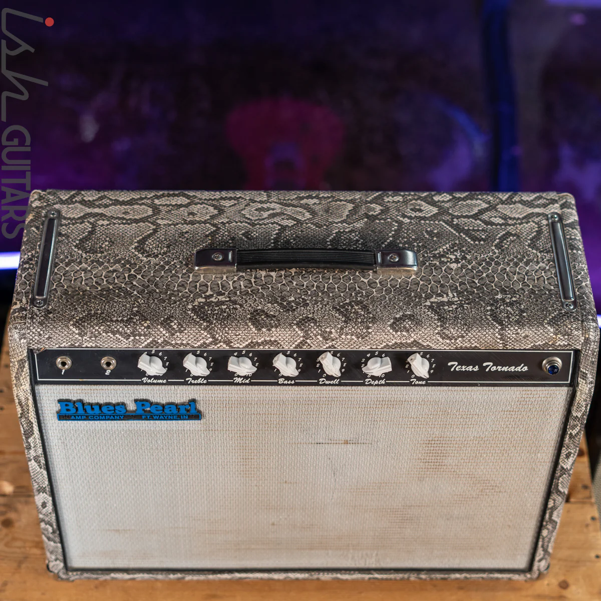 1998 Blues Pearl Texas Tornado 1x12 Combo Snakeskin - Image 8