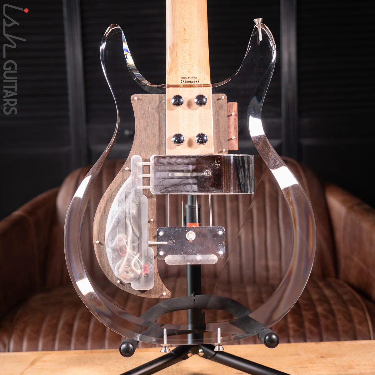 1998 Dan Armstrong Ampeg Lucite Bass Clear Reissue MIJ - Image 10