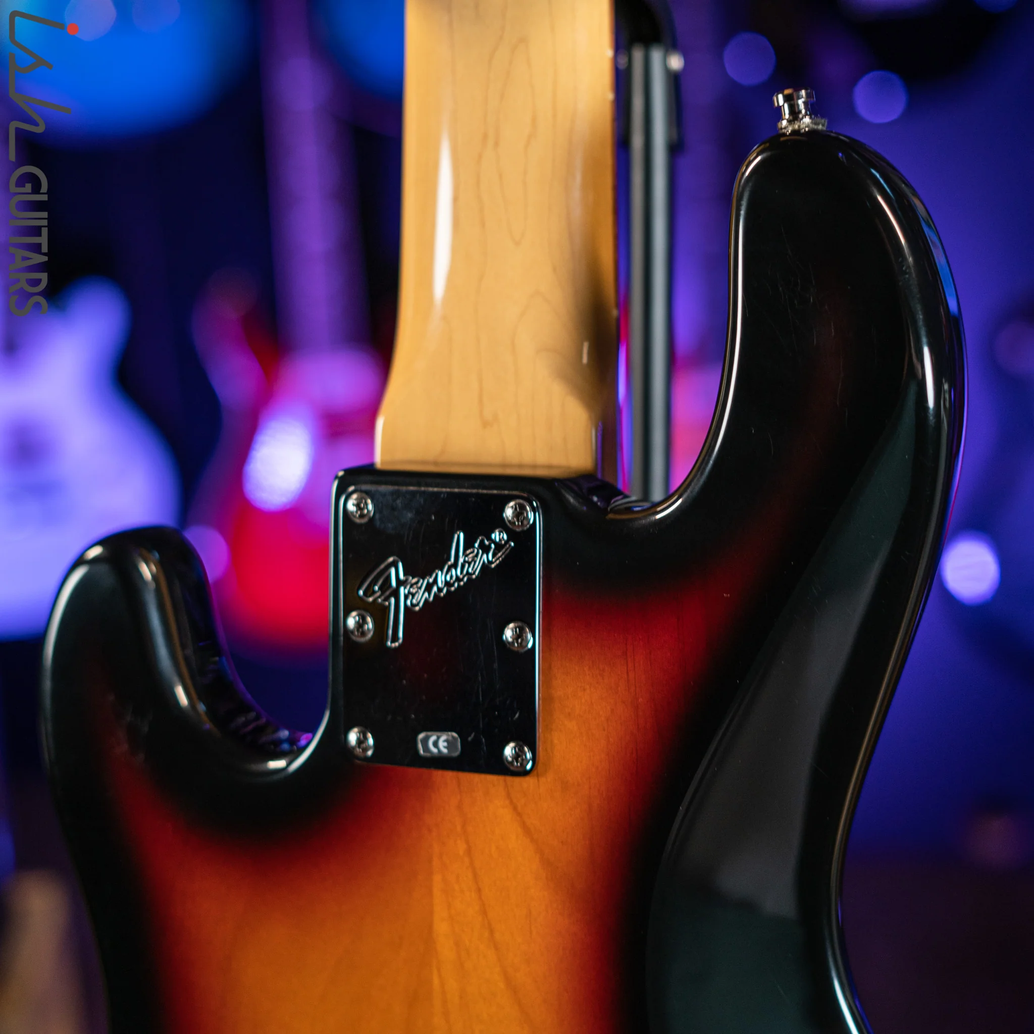 1998 Fender Roscoe Beck V Signature Bass Sunburst - Image 10