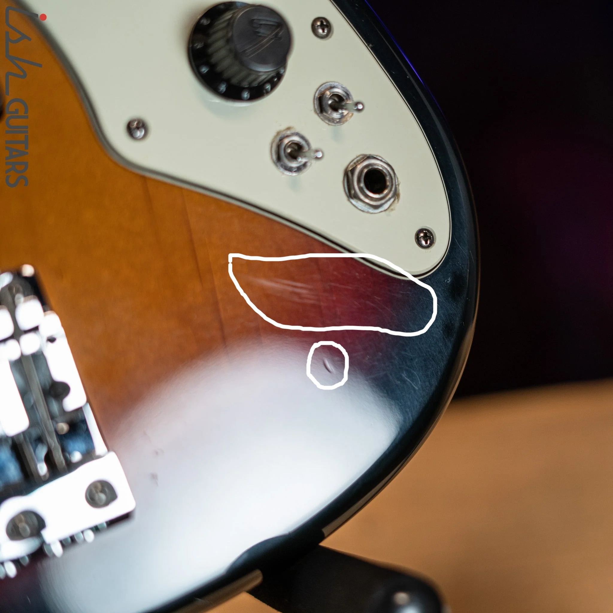 1998 Fender Roscoe Beck V Signature Bass Sunburst - Image 7