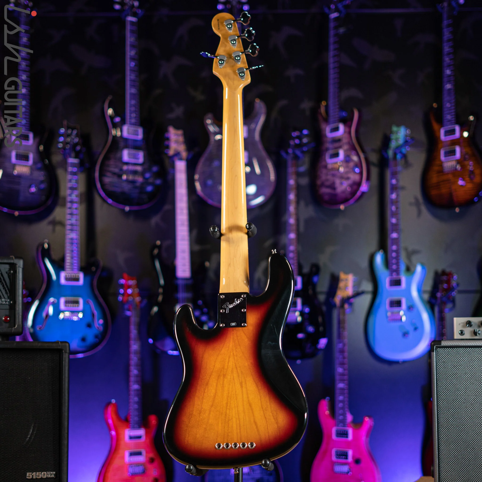 1998 Fender Roscoe Beck V Signature Bass Sunburst - Image 8