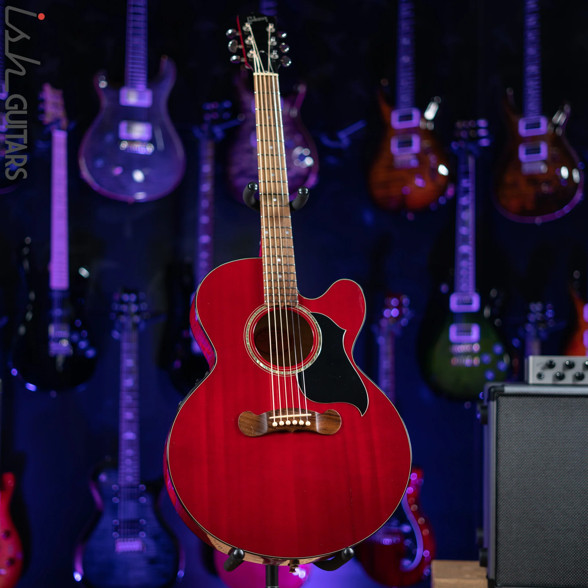 1998 Gibson EC-10 Acoustic-Electric Guitar Standard Cherry - Image 2