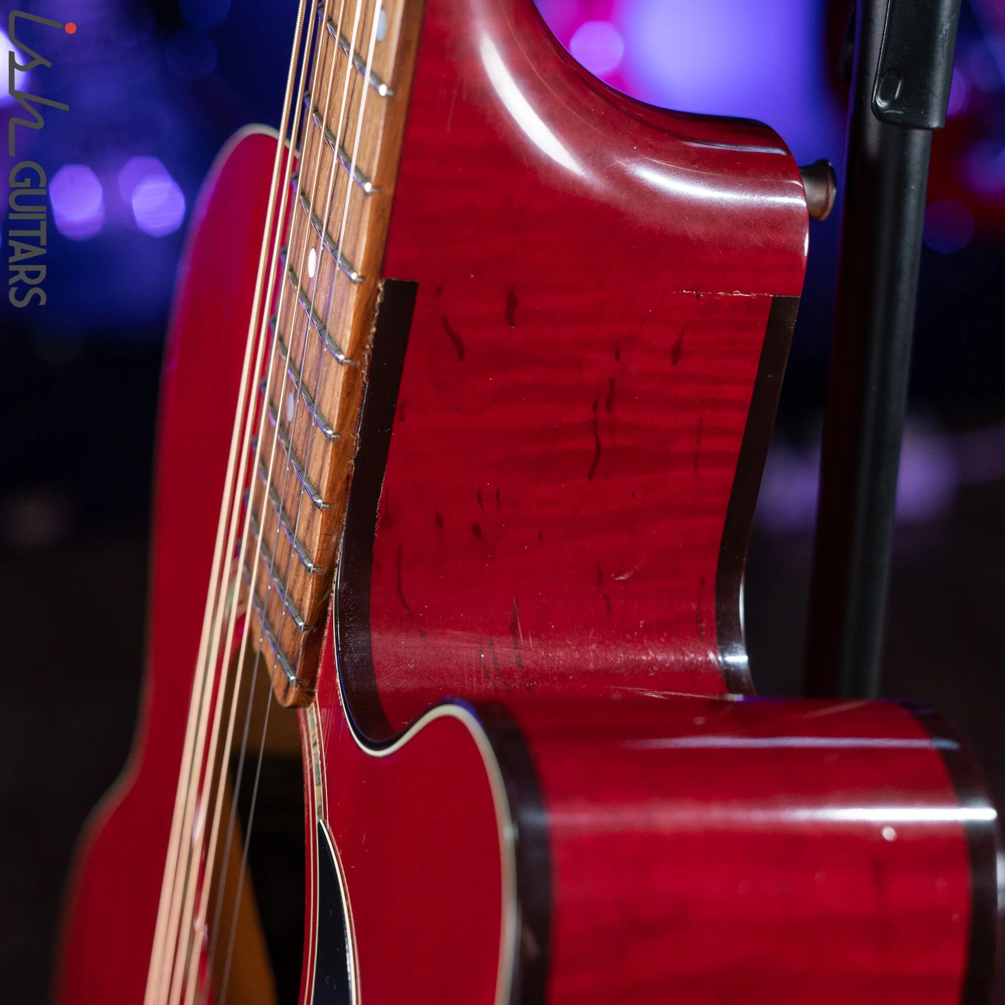 1998 Gibson EC-10 Acoustic-Electric Guitar Standard Cherry - Image 21