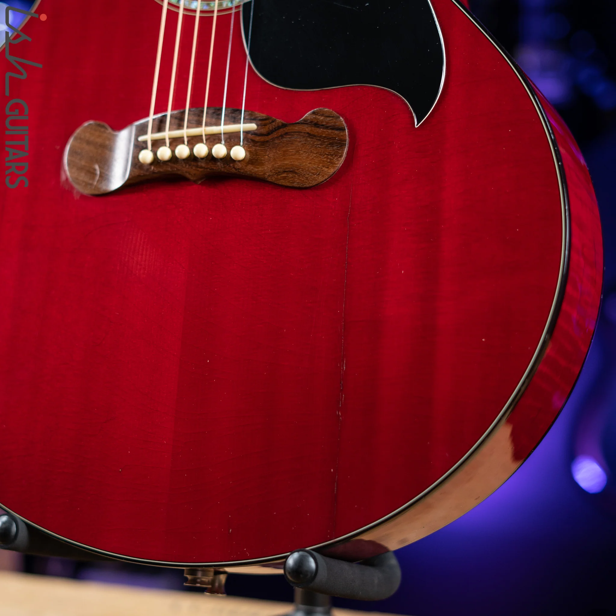 1998 Gibson EC-10 Acoustic-Electric Guitar Standard Cherry - Image 4