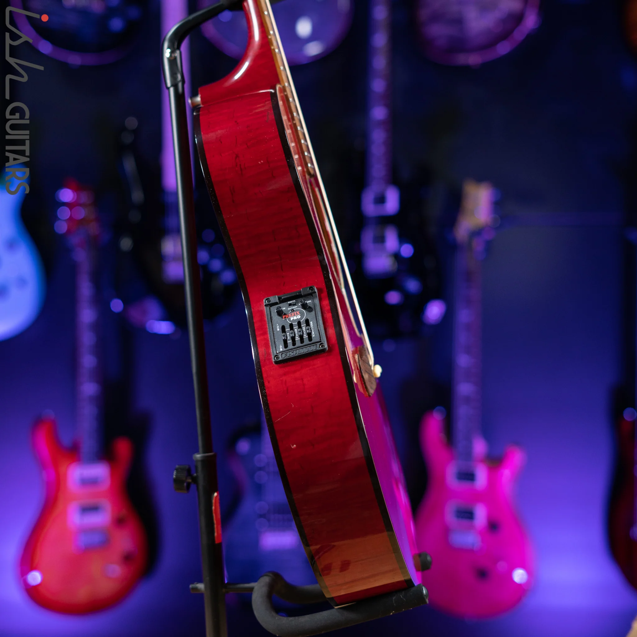 1998 Gibson EC-10 Acoustic-Electric Guitar Standard Cherry - Image 7