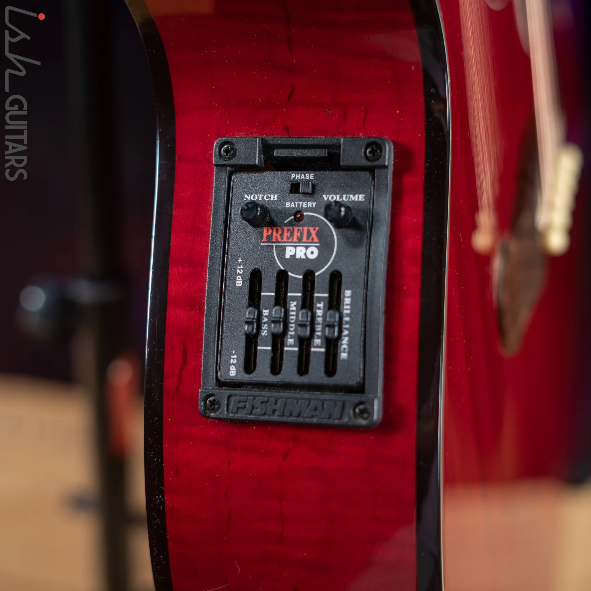 1998 Gibson EC-10 Acoustic-Electric Guitar Standard Cherry - Image 8