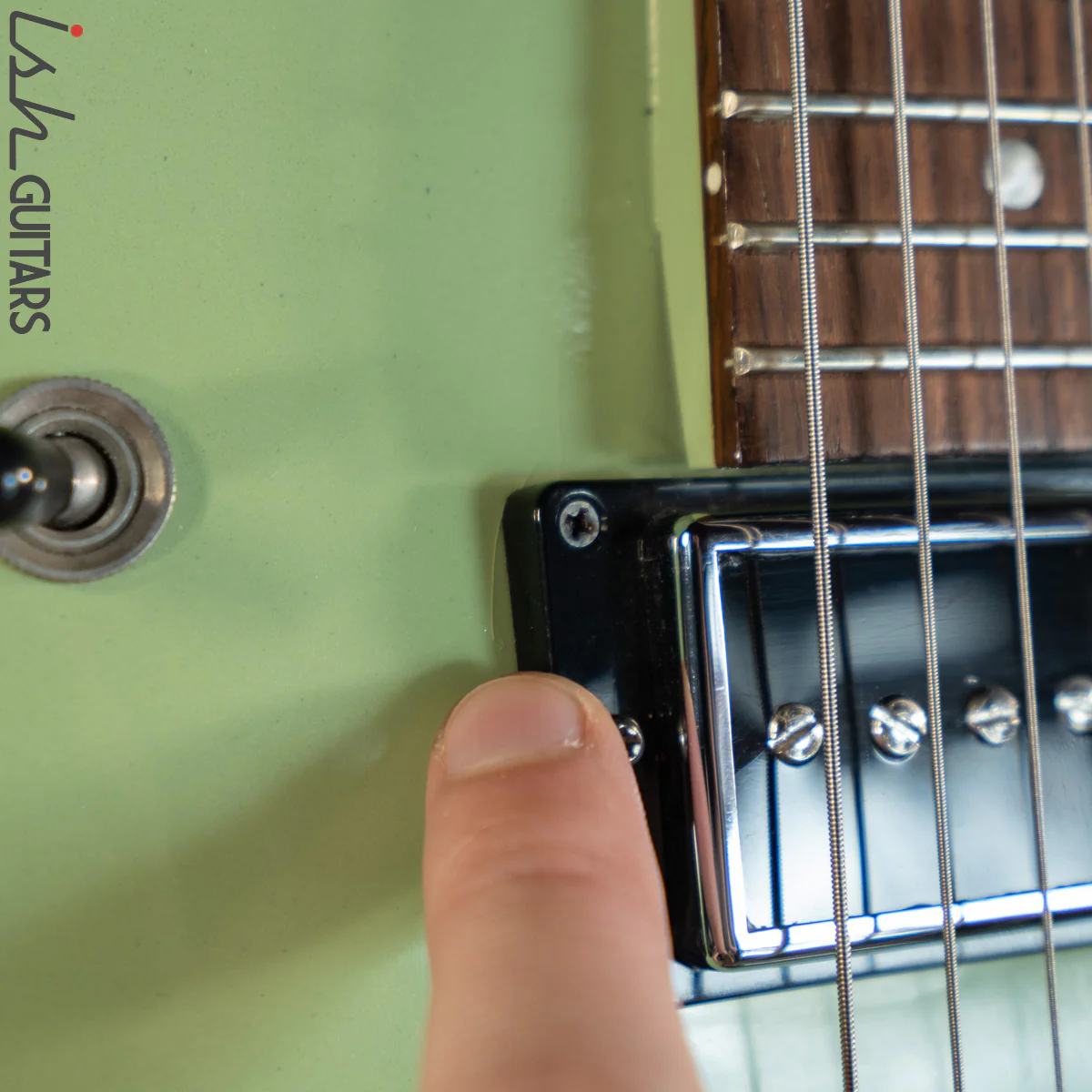 1998 Gibson ES-135 Willow Green Custom Color - Image 14