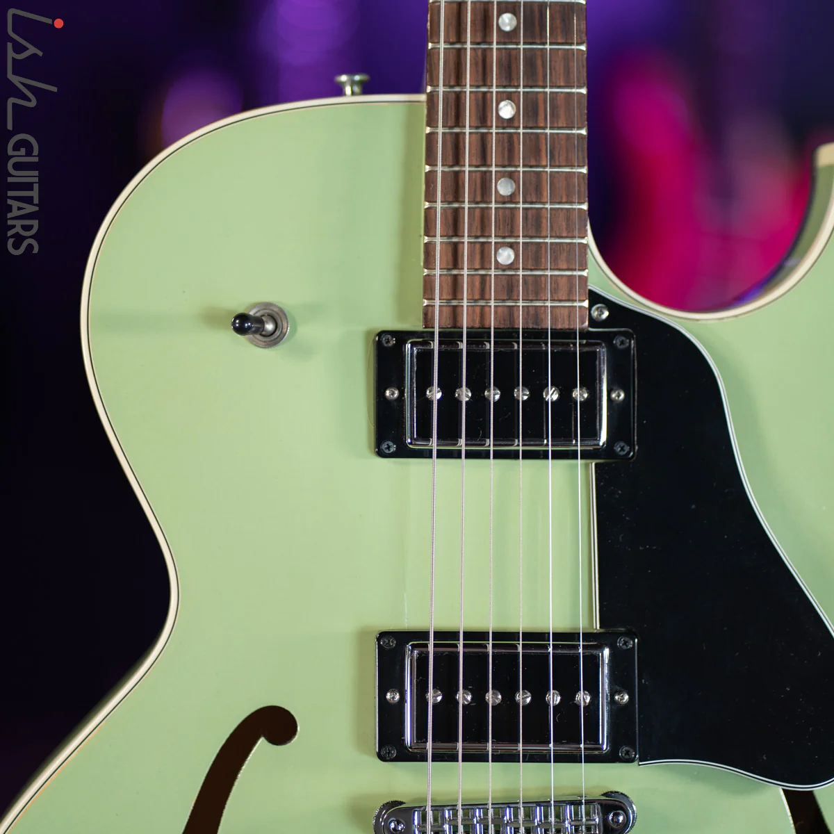 1998 Gibson ES-135 Willow Green Custom Color - Image 3