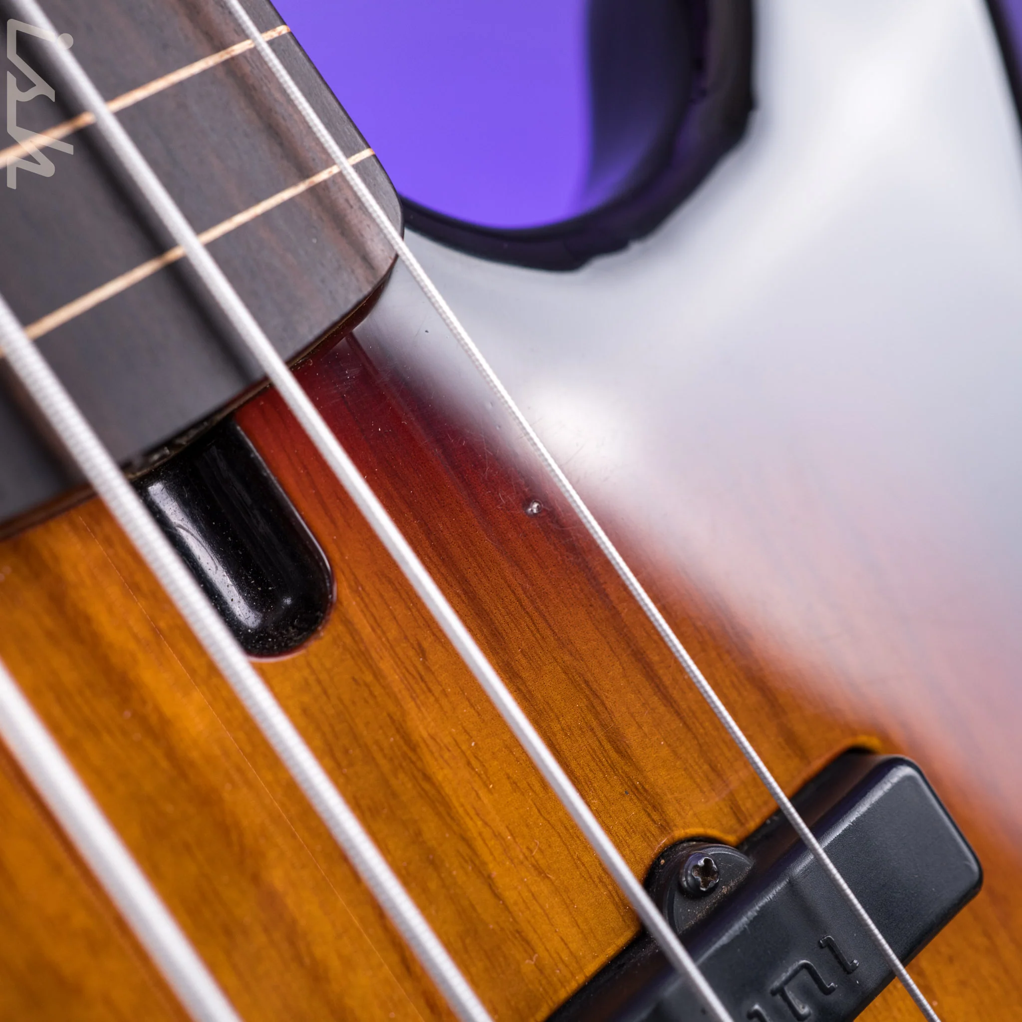 1998 Lakland 44-94 Sunburst Fretless - Image 7