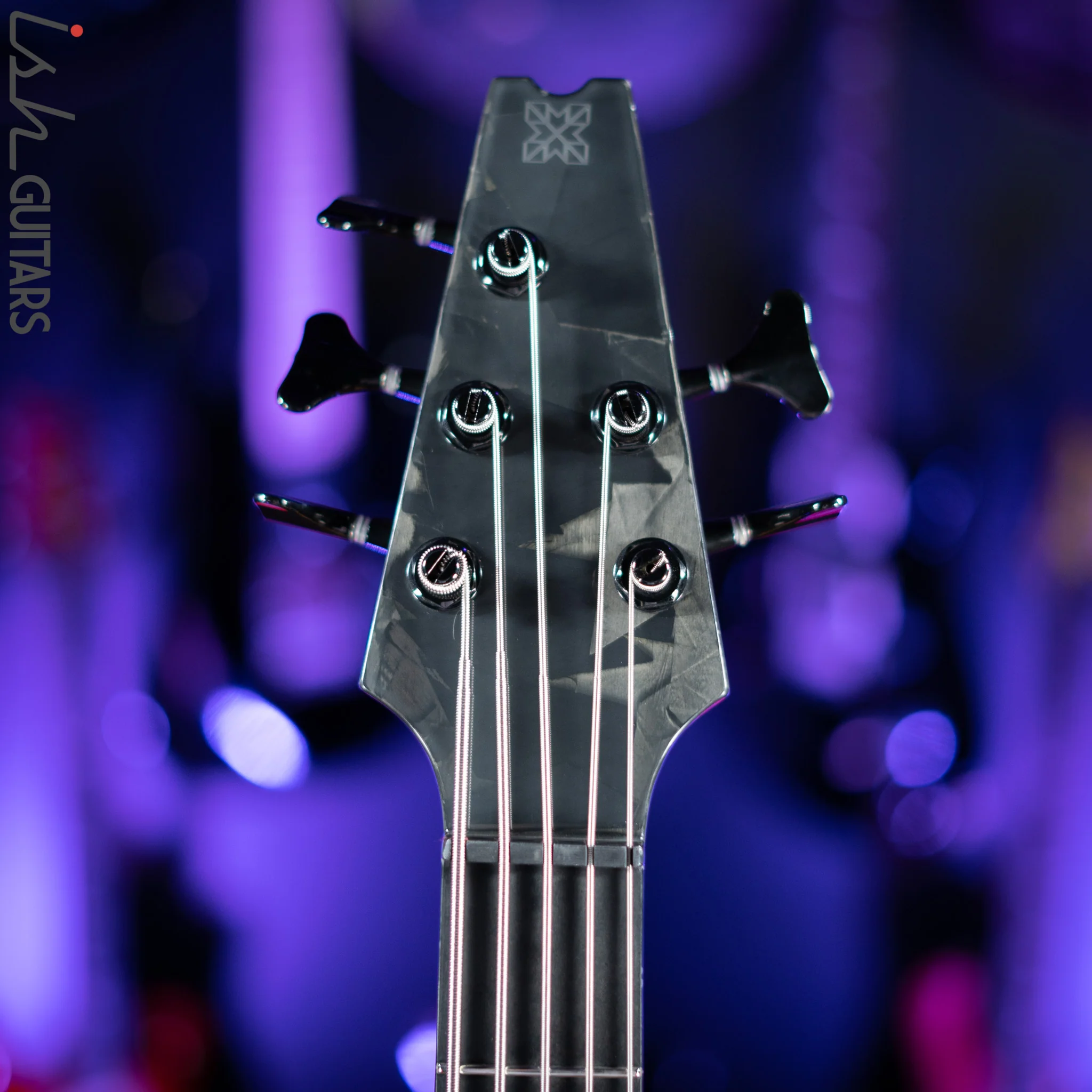 1998 Modulus Q5 Quantum 5-String Bass Orange Quilt - Image 8