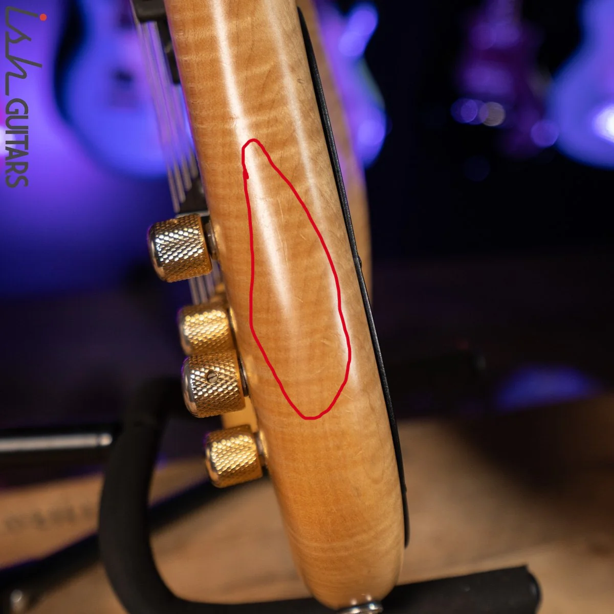 1999-2000 Spector NS-4CR Natural Flame Maple - Image 10