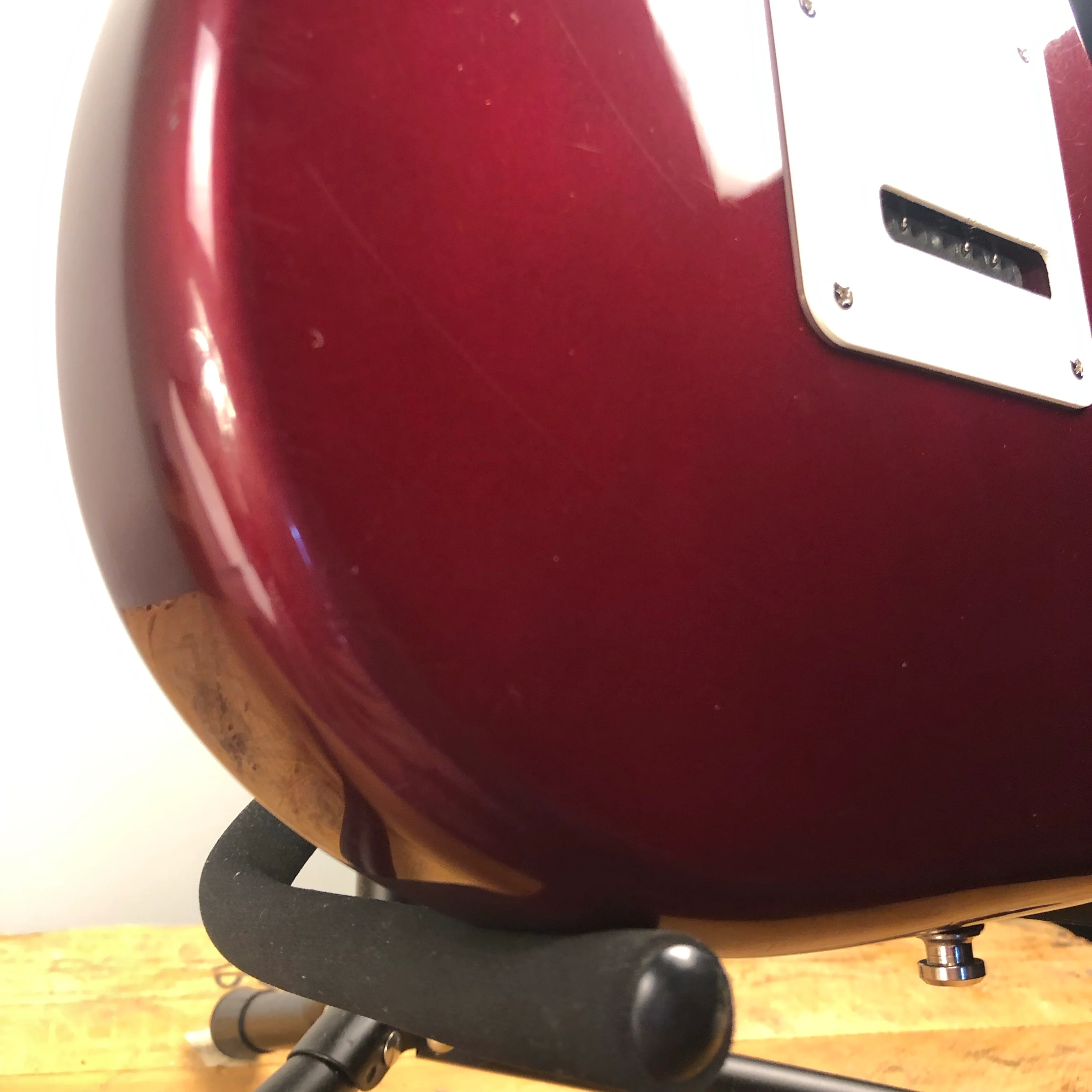 1999 Fender MIM Stratocaster Standard Wine Red - Image 13