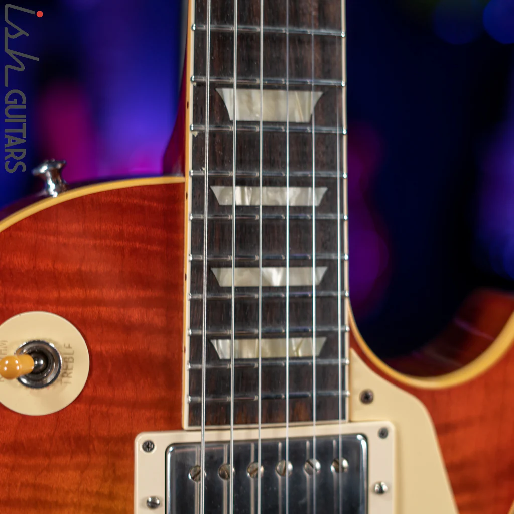 2019 Gibson Custom 60th Anniversary Les Paul '59 Reissue Cherry Sunburst - Image 5