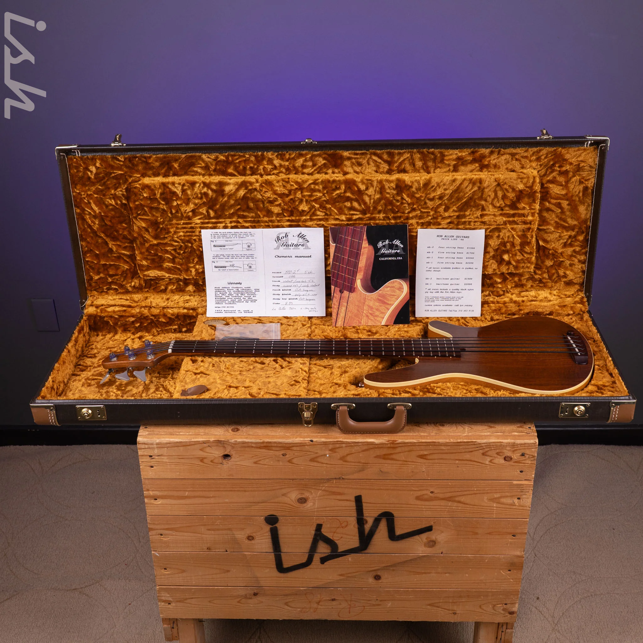 1999 Rob Allen MB-2F 5-String Bass - Image 20