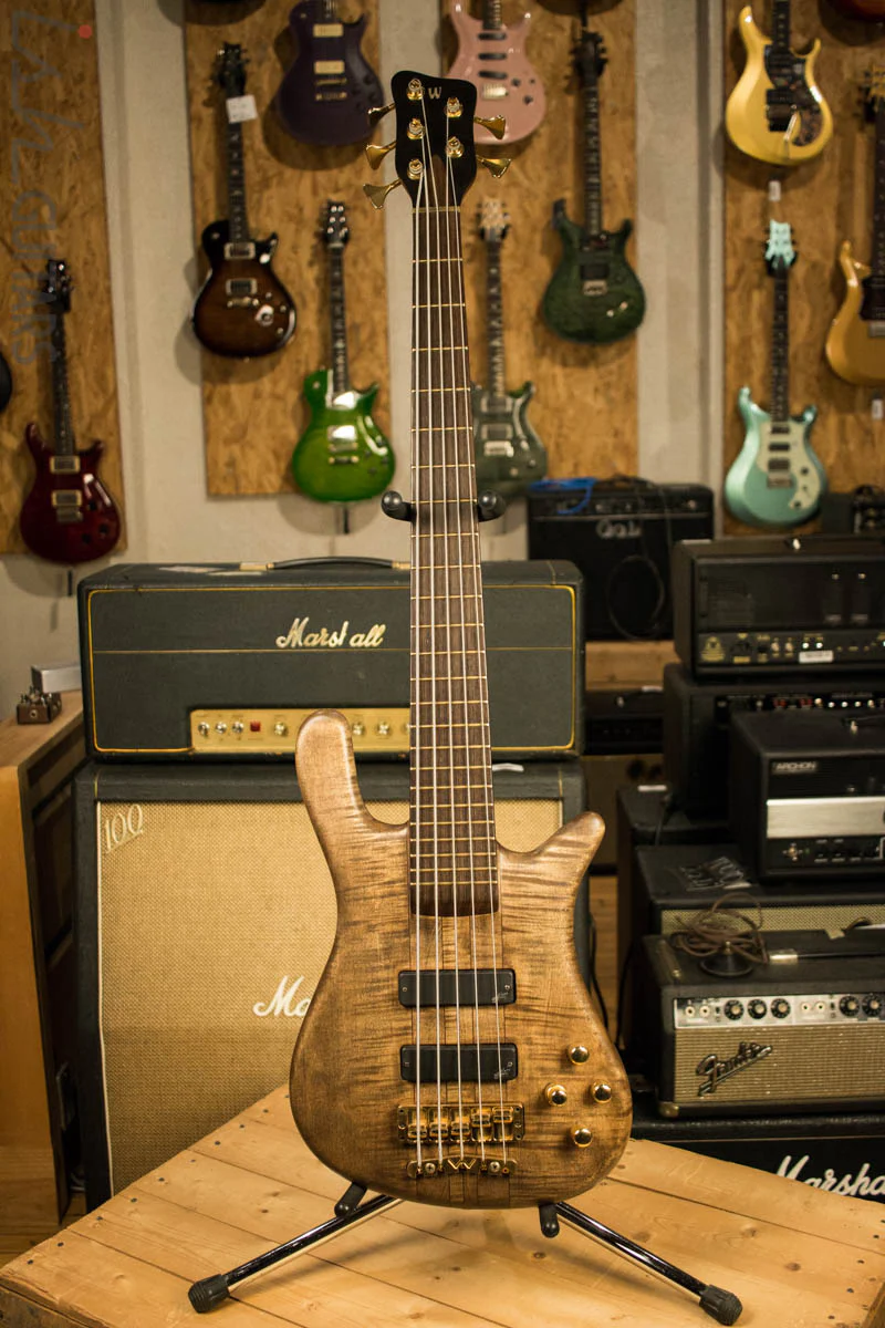 1999 Warwick Streamer Stage I 5 String Broadneck Bass - Image 2