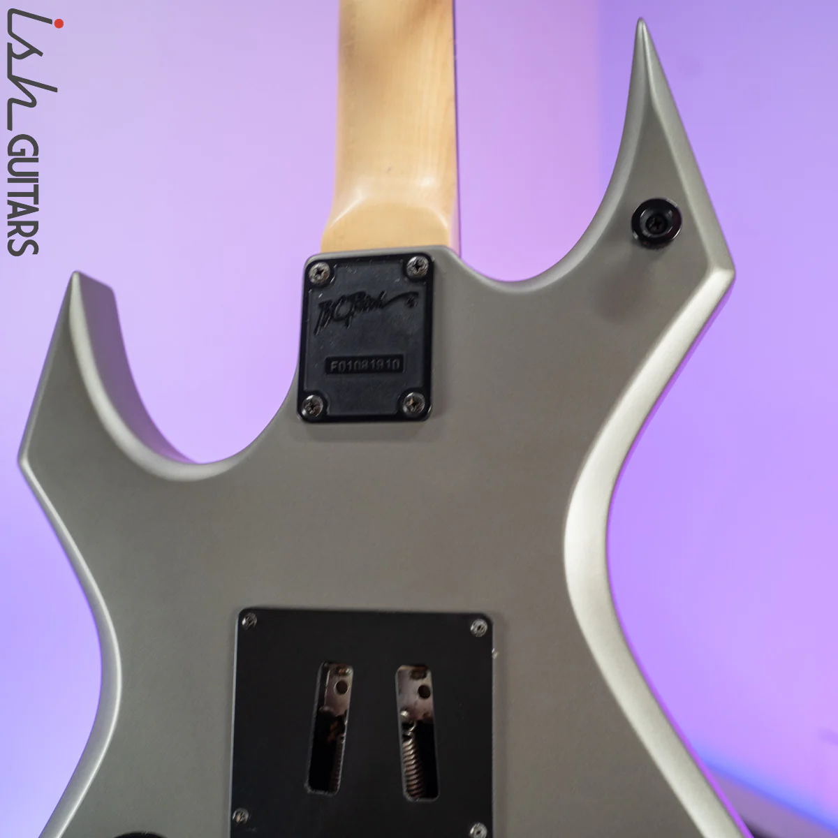 2000 B.C. Rich Dark Arts Warlock Silver/Grey - Image 11