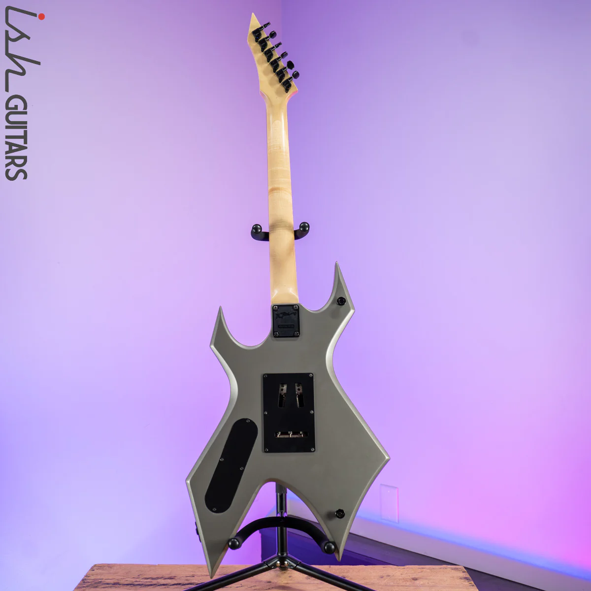 2000 B.C. Rich Dark Arts Warlock Silver/Grey - Image 9