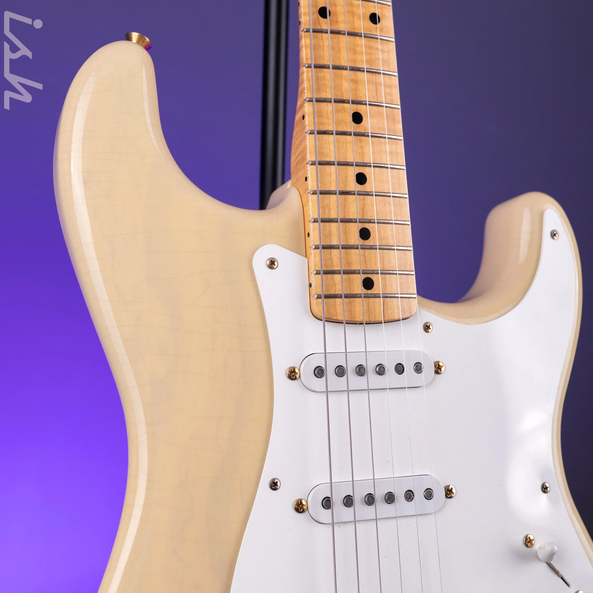 2000 Fender Custom Shop Closet Classic '56 Stratocaster White Blonde - Image 4